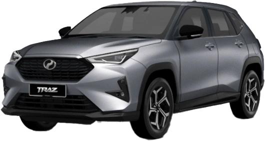 Perodua Traz Glittering Silver