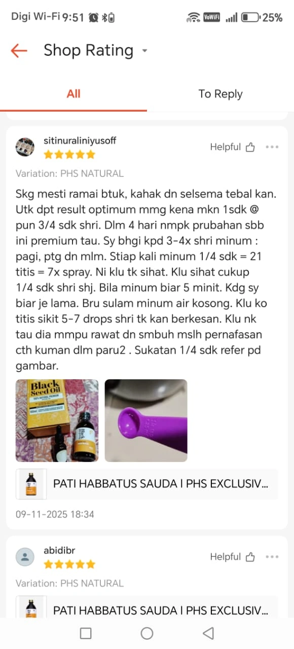 Testimoni Pengguna PHS