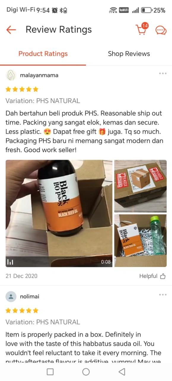 Testimoni Pengguna PHS