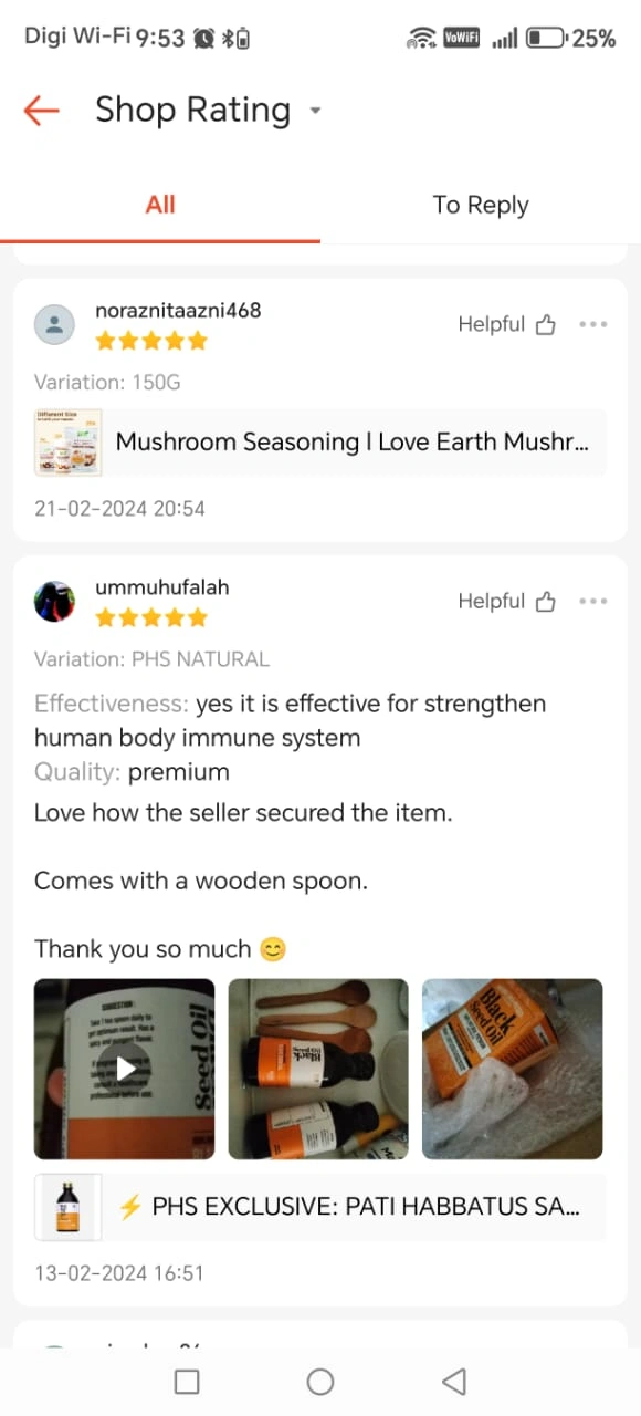 Testimoni Pengguna PHS