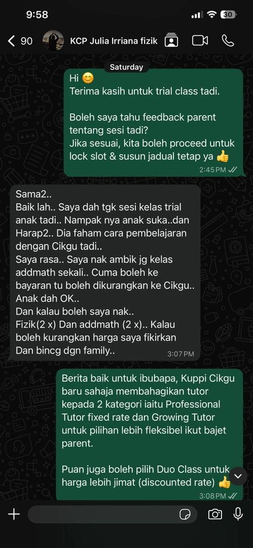 Testimoni Ibu Bapa 2