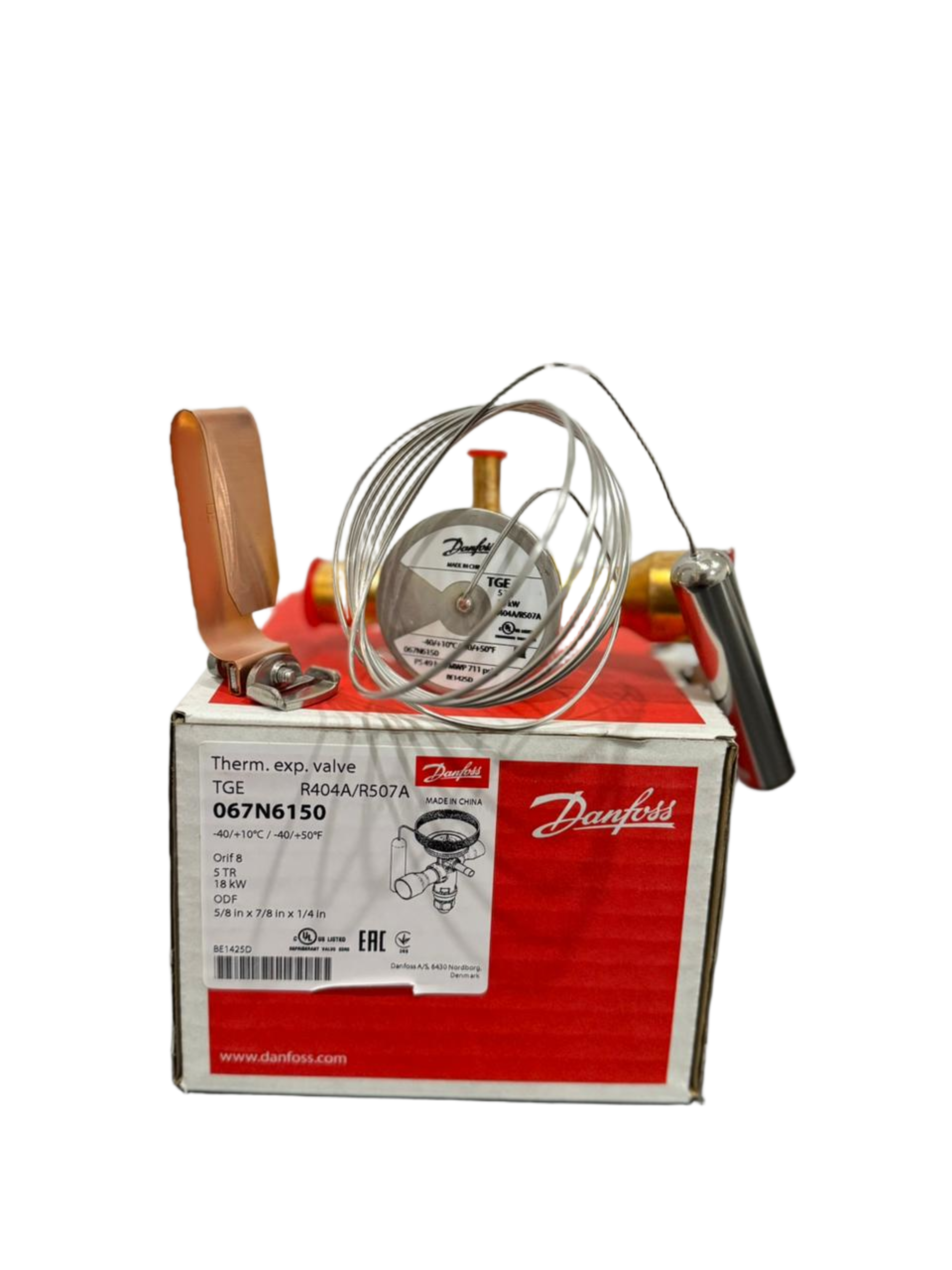 Válvula de Expansión Termostática Danfoss TGE 5TR R404A