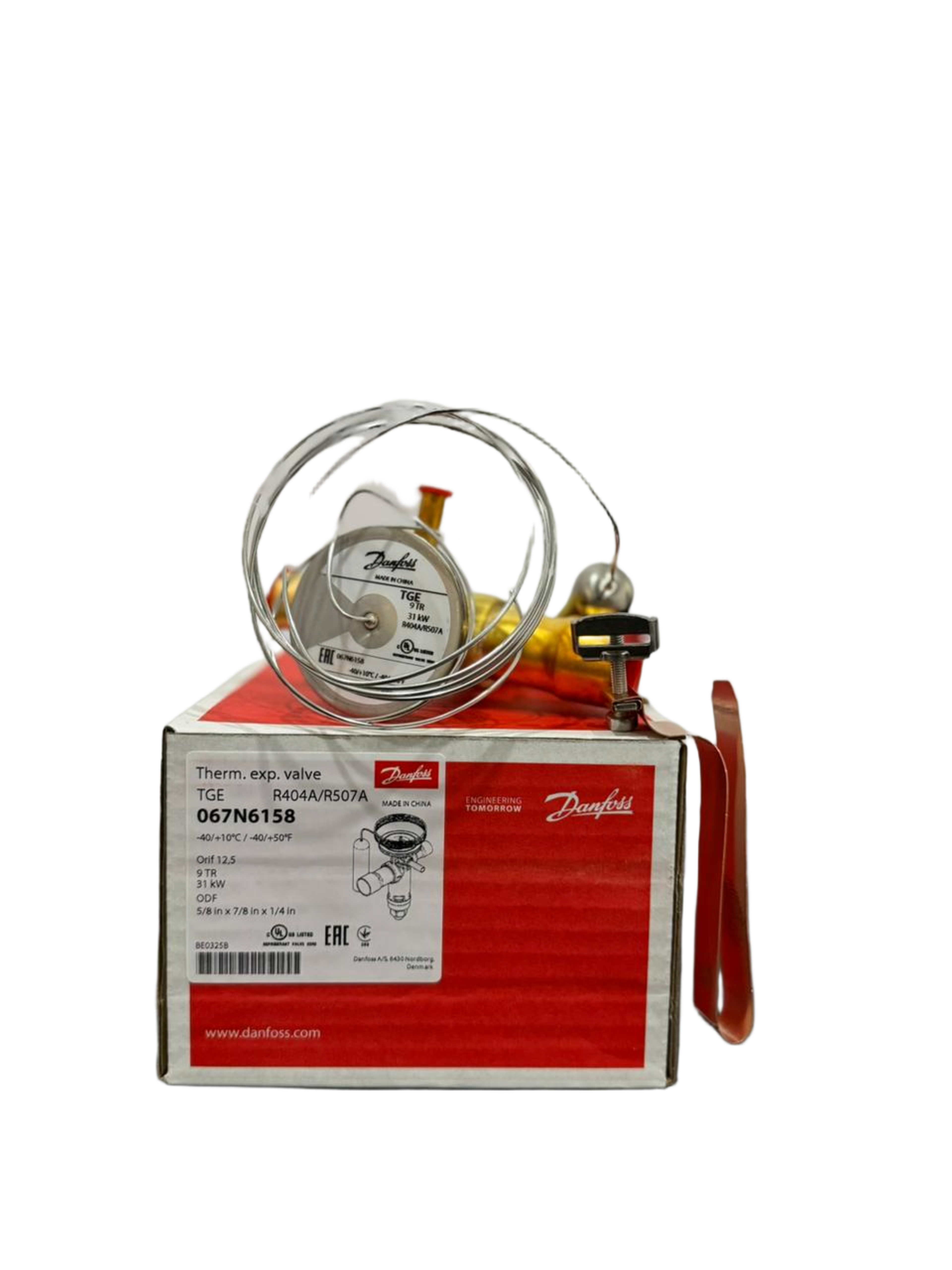 Válvula de Expansión Termostática Danfoss TGE 9TR R404A
