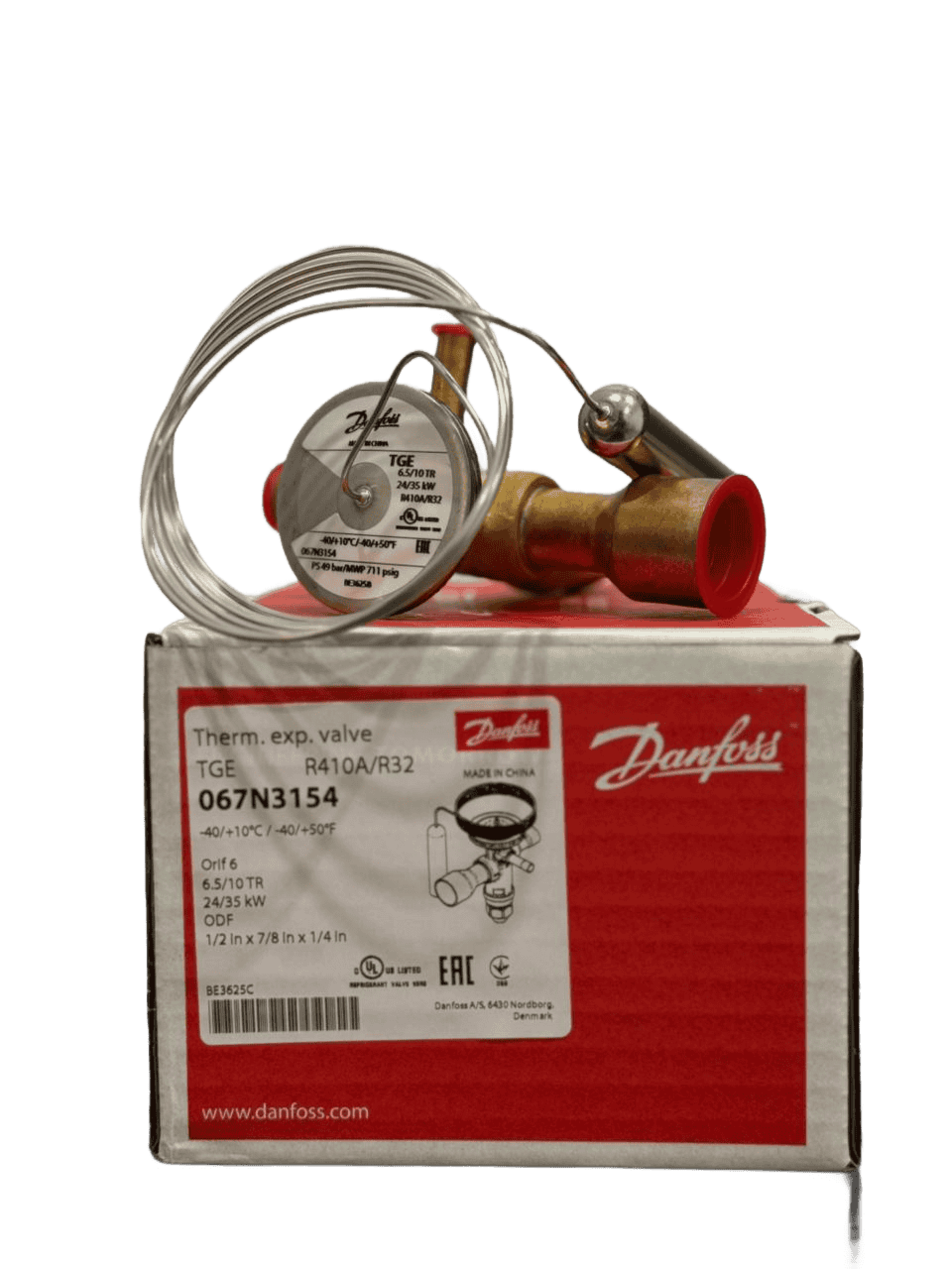 Válvula de Expansión Danfoss 067N5154 ,TGE 6.5TR R410A