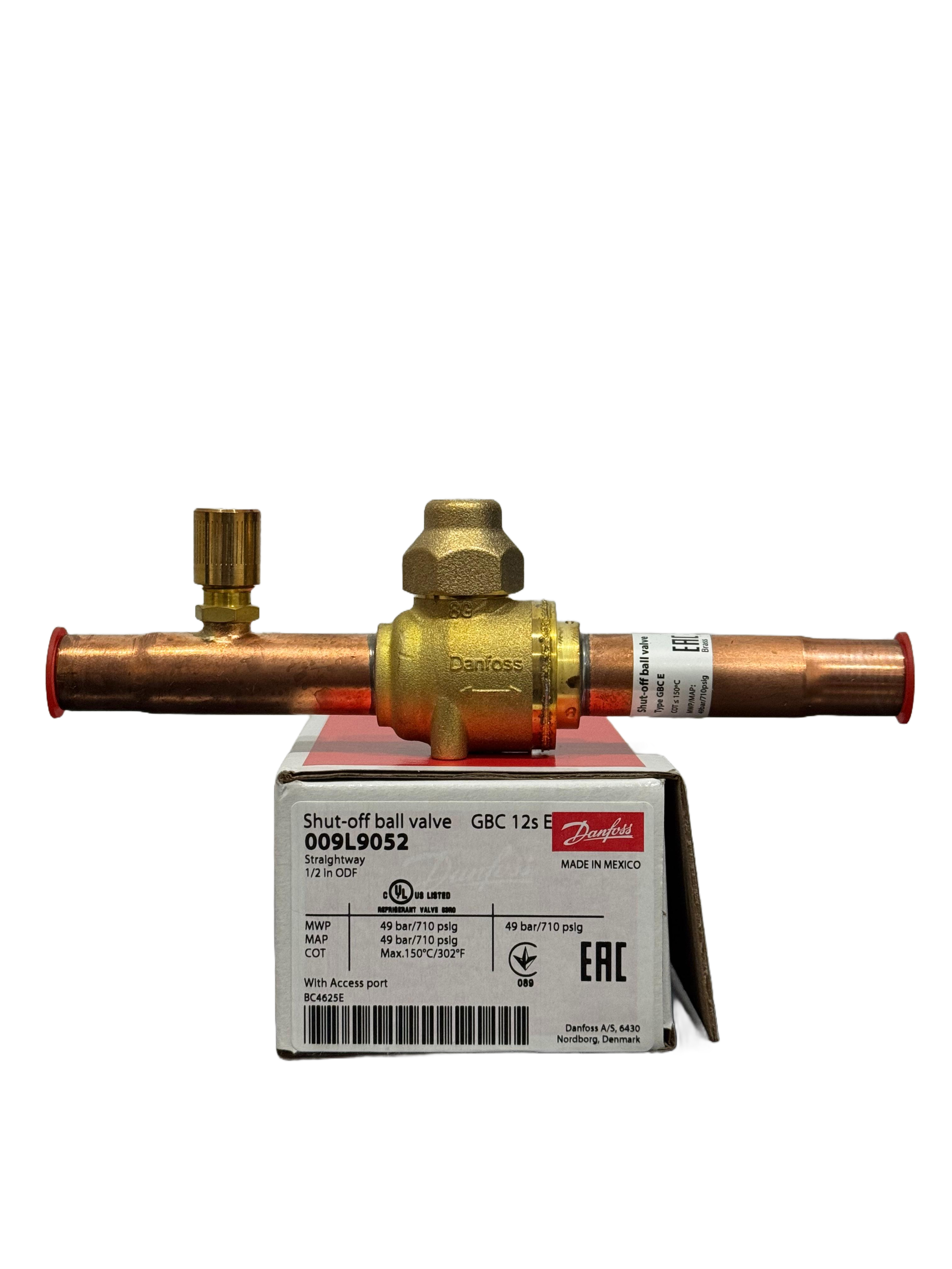 Válvula de bola GBC 12s E 1/2" ODF GBC 12s E