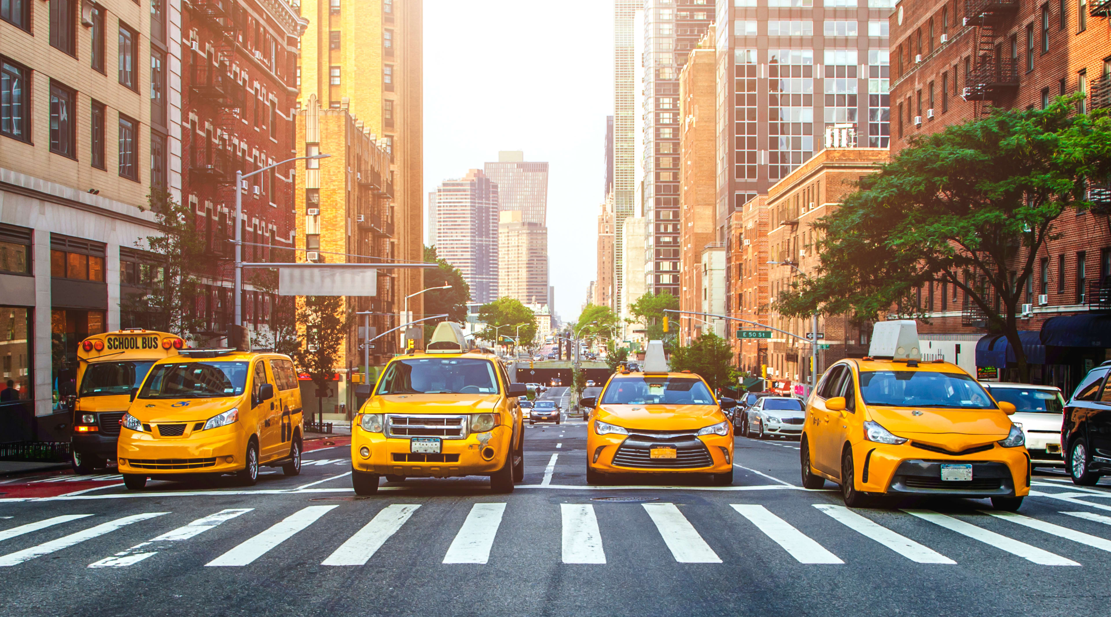 Gelbe Taxis New York