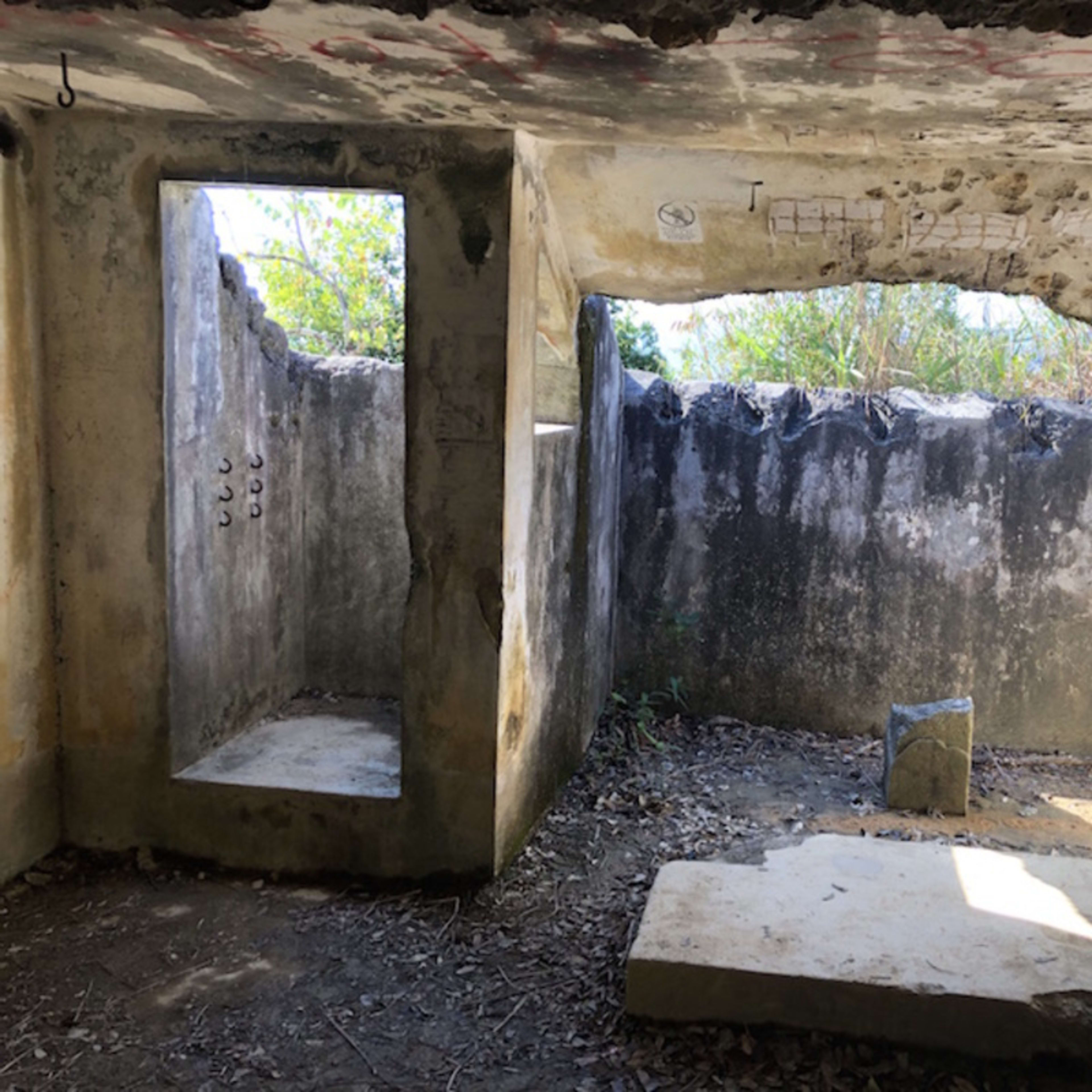 A World War 2 pillbox in Hong Kong.