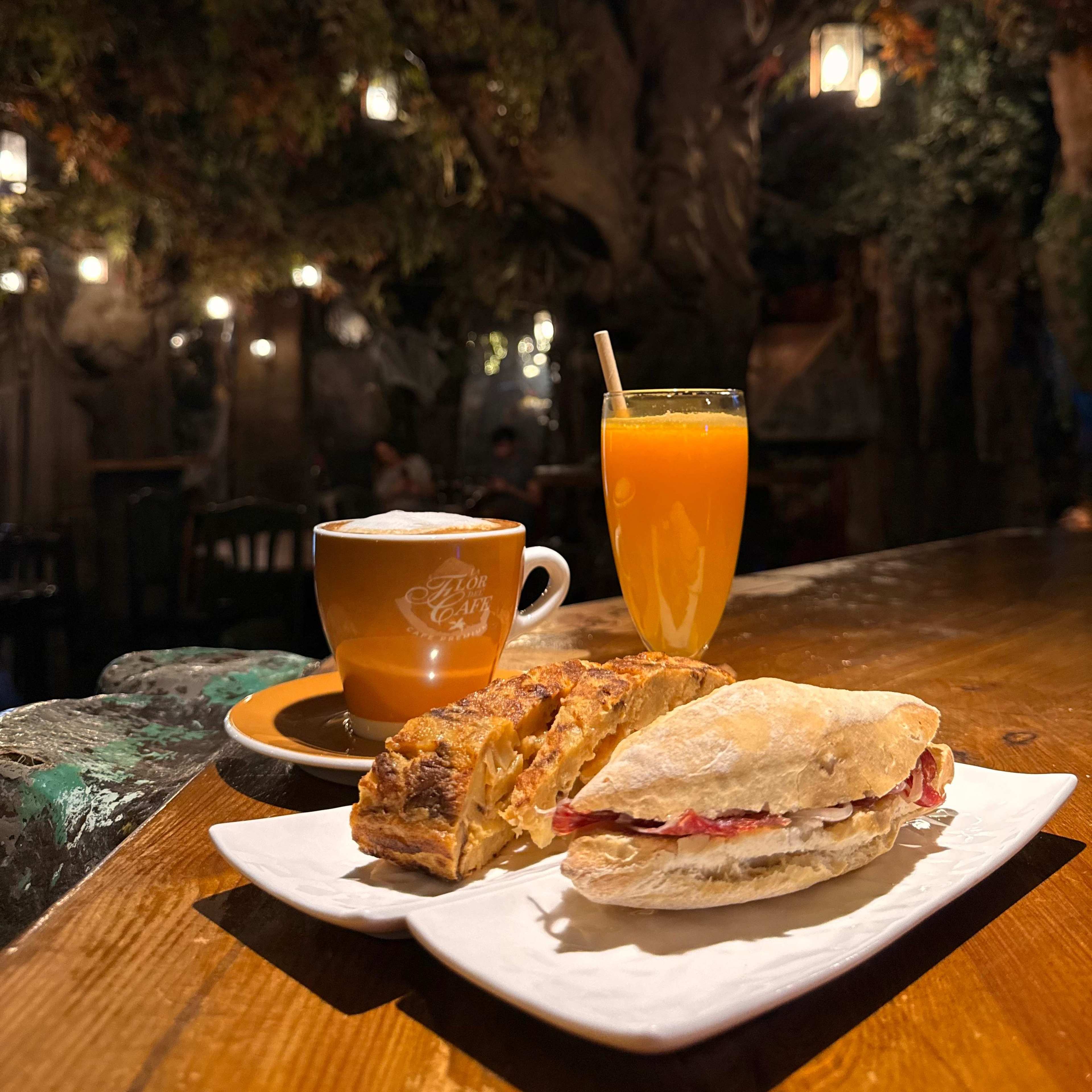 Spanish Breakfast at Bosc de les Fades Café