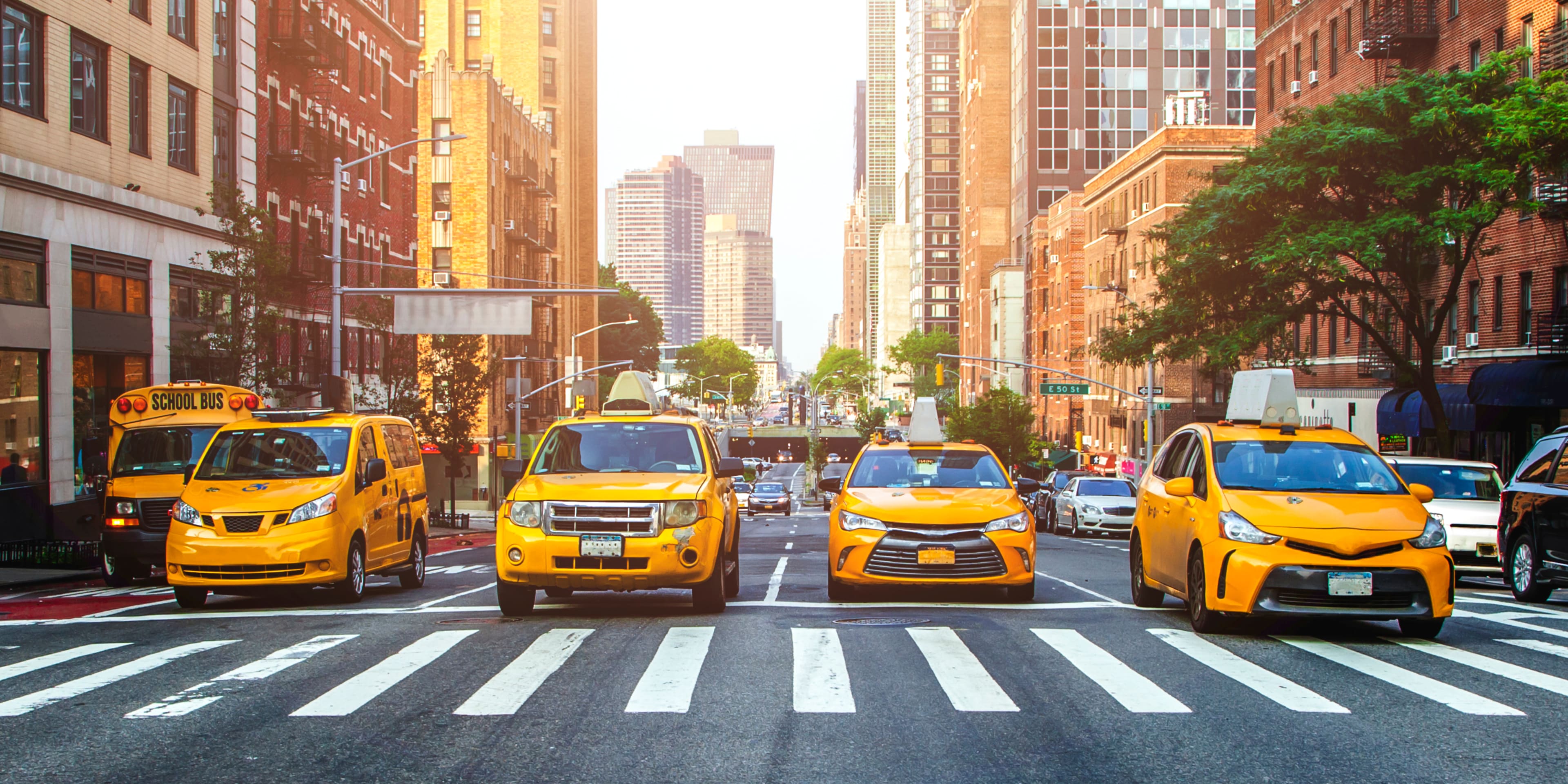 Gelbe Taxis New York