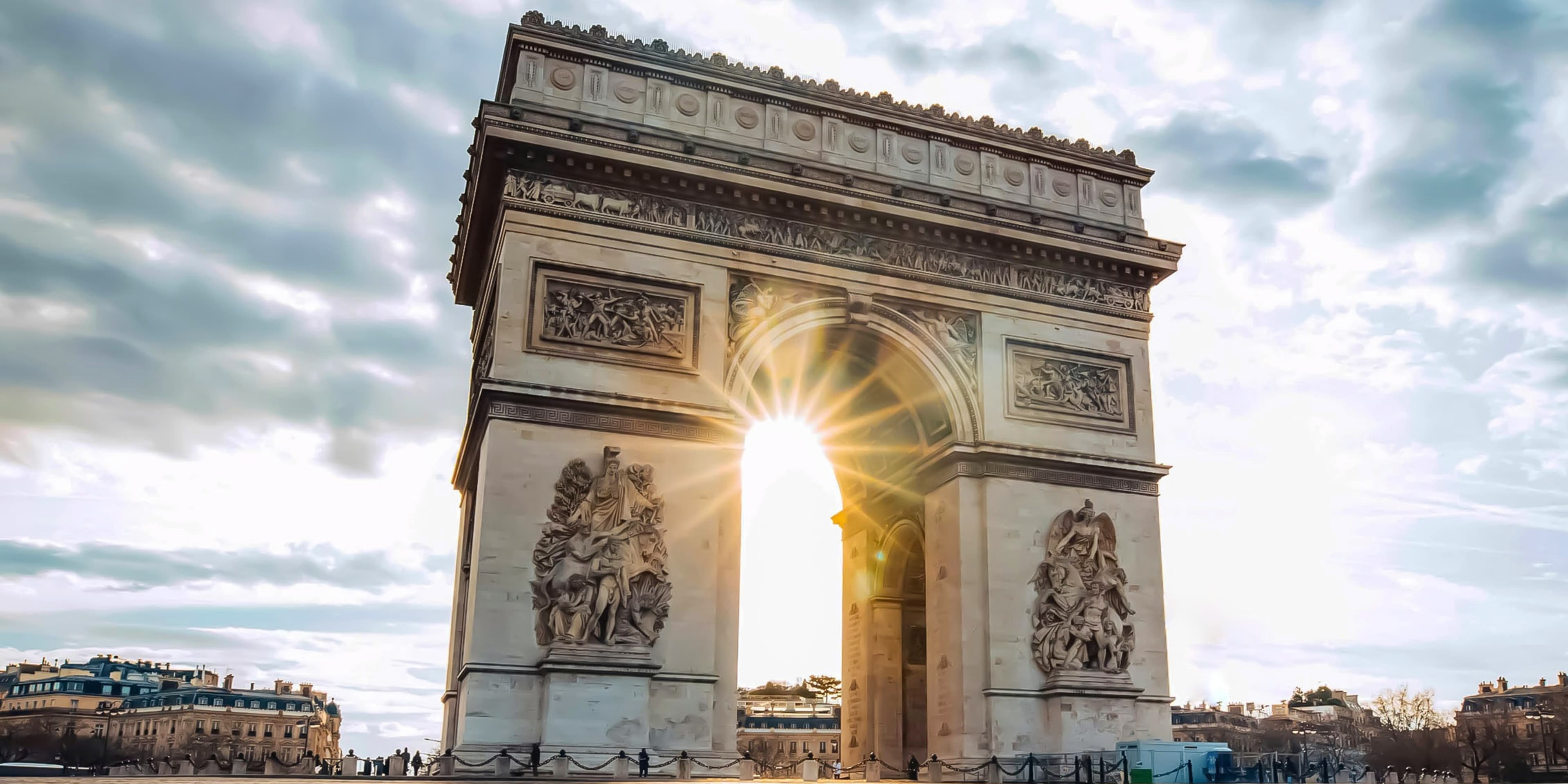 Arc de Triomphe at Sunset