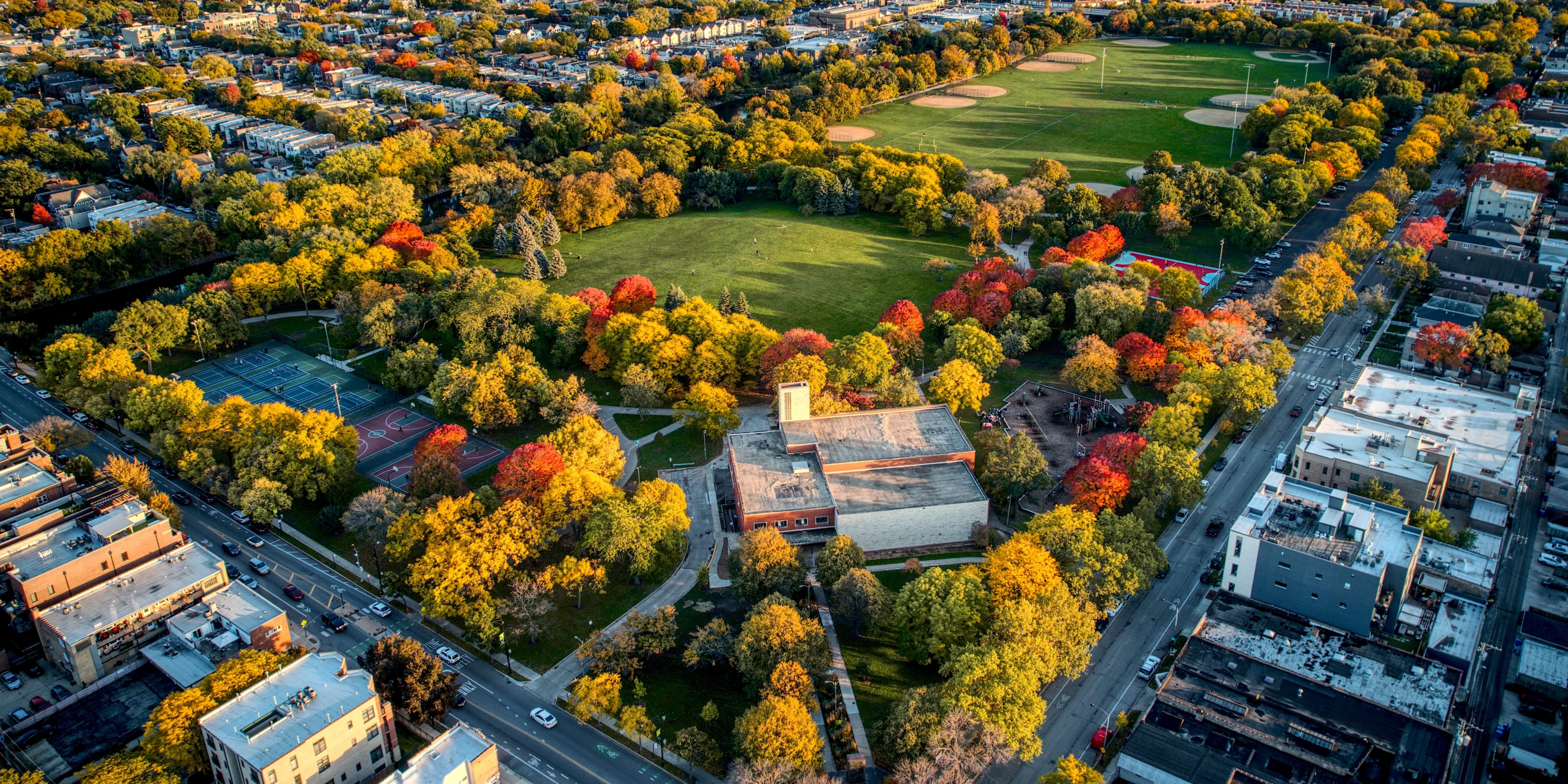 Chicago parks look resplendent in the Fall