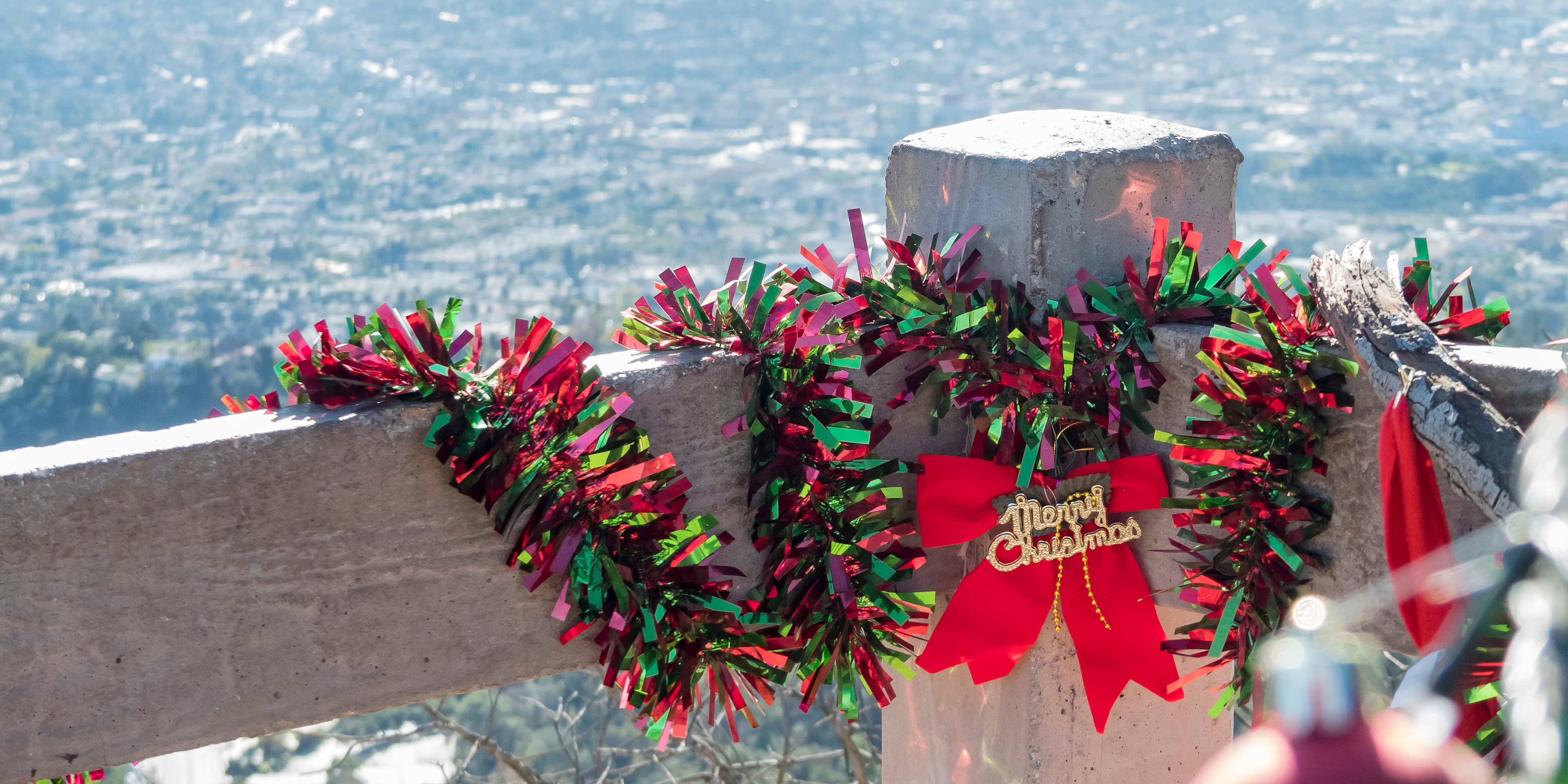 Christmas Decorations at Griffith Park Trail