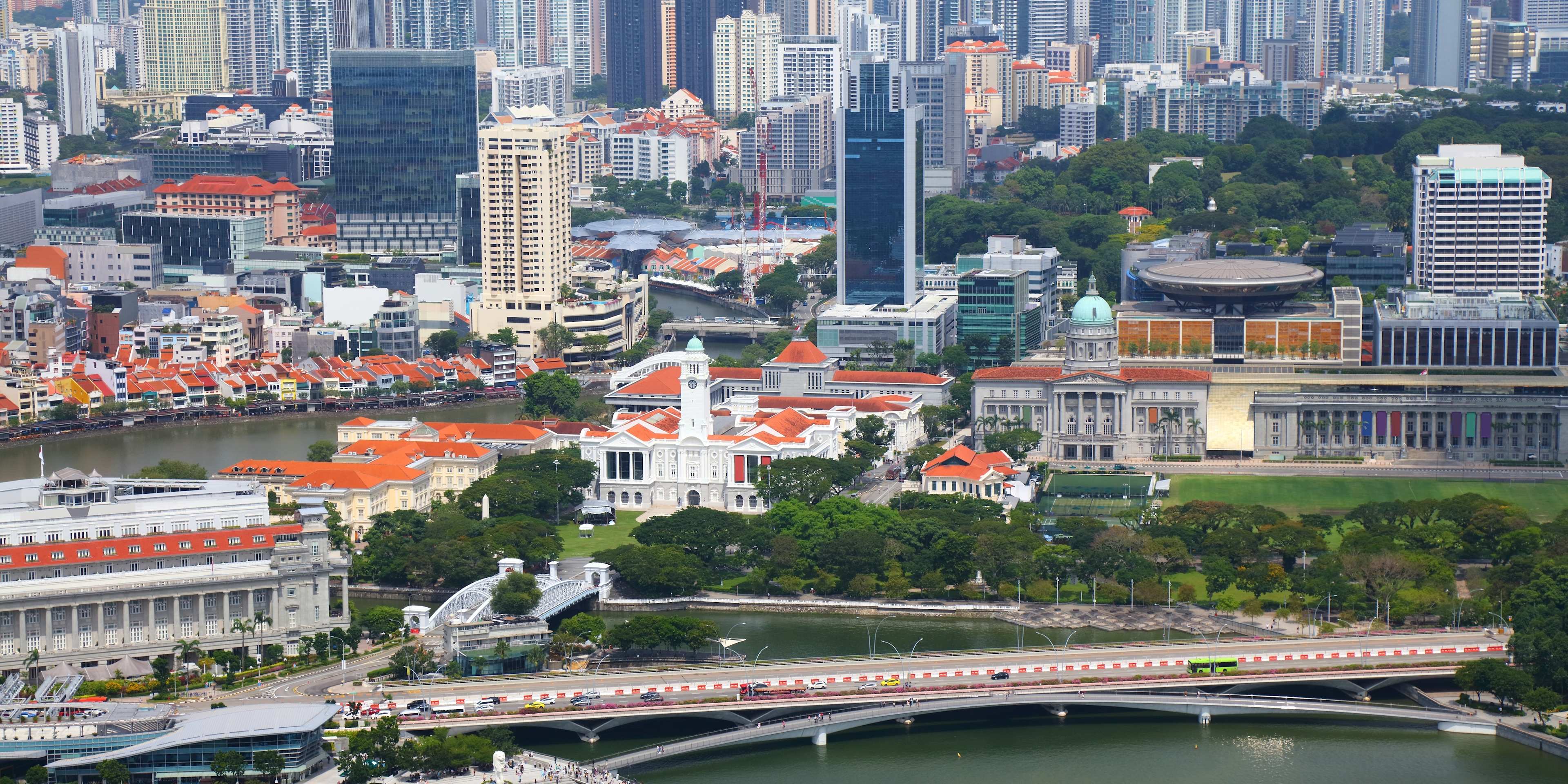 Aerial View of the Civic District