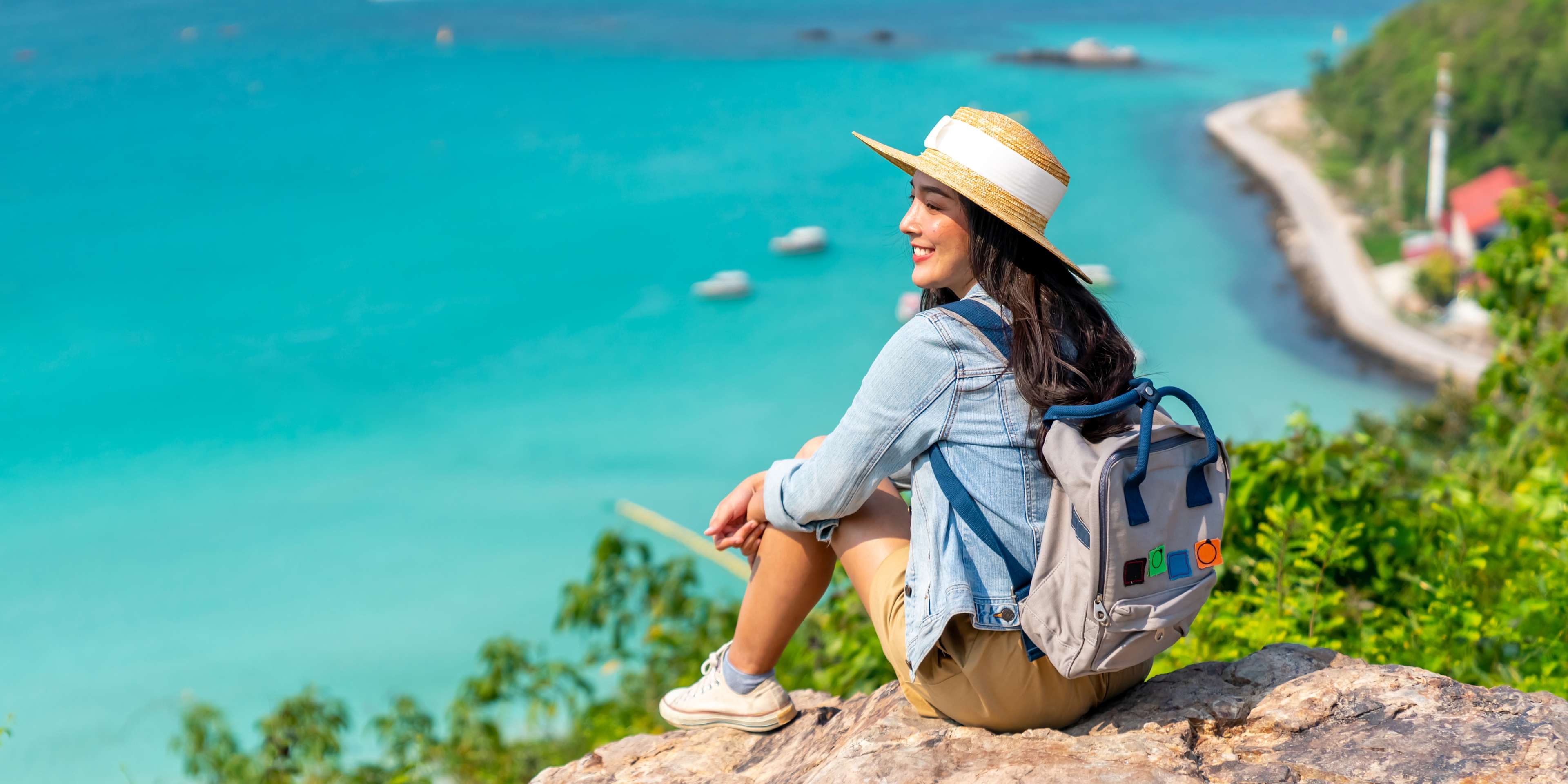 Woman Looking at the Sea