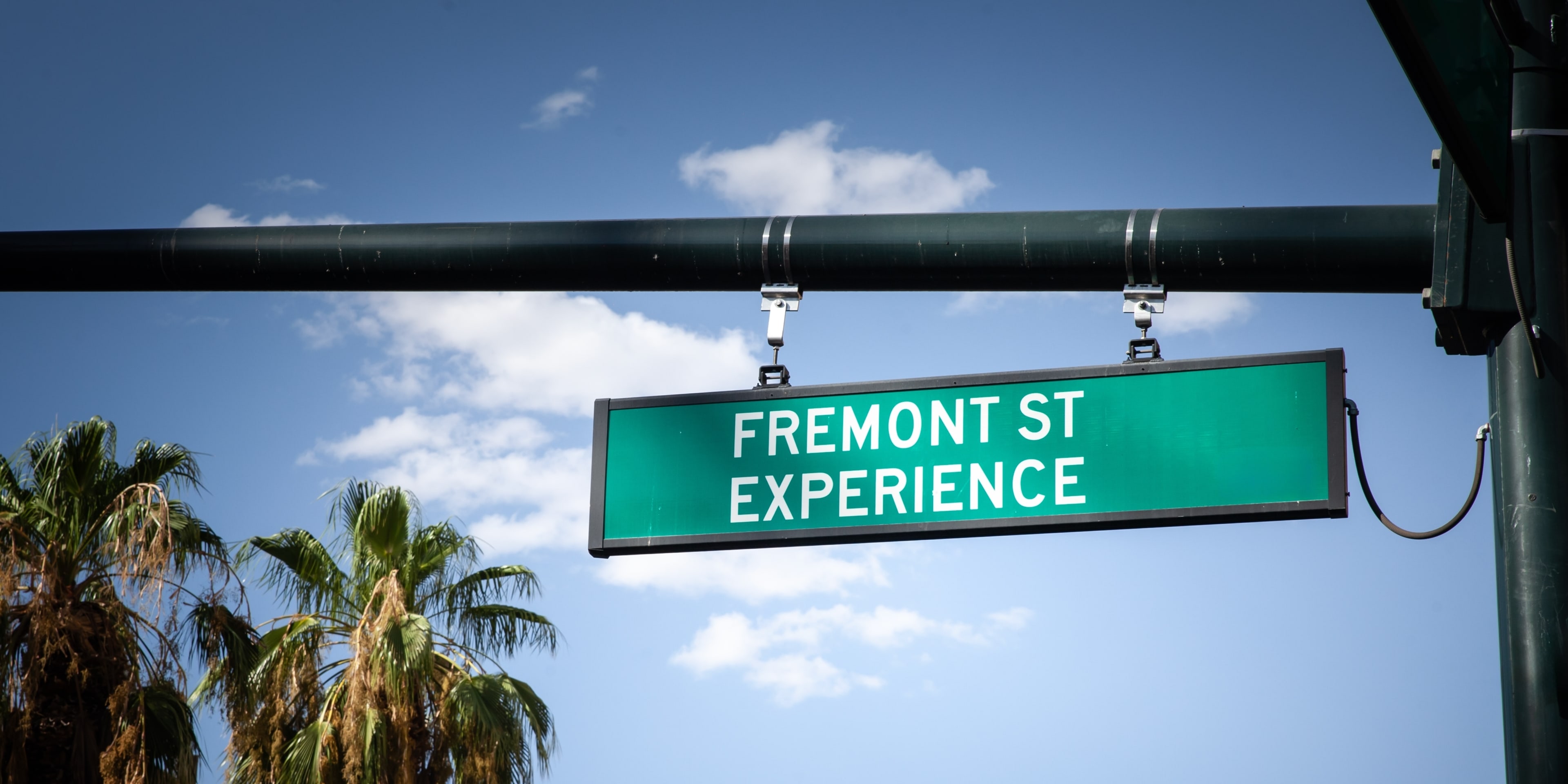 sign promoting freemont street