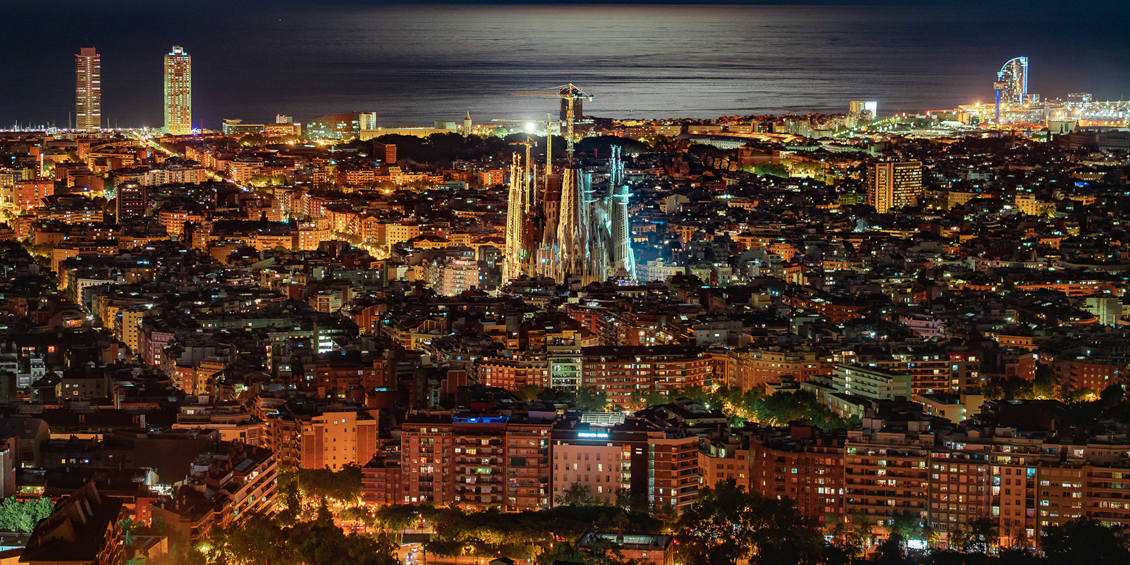 Barcelona bei Nacht