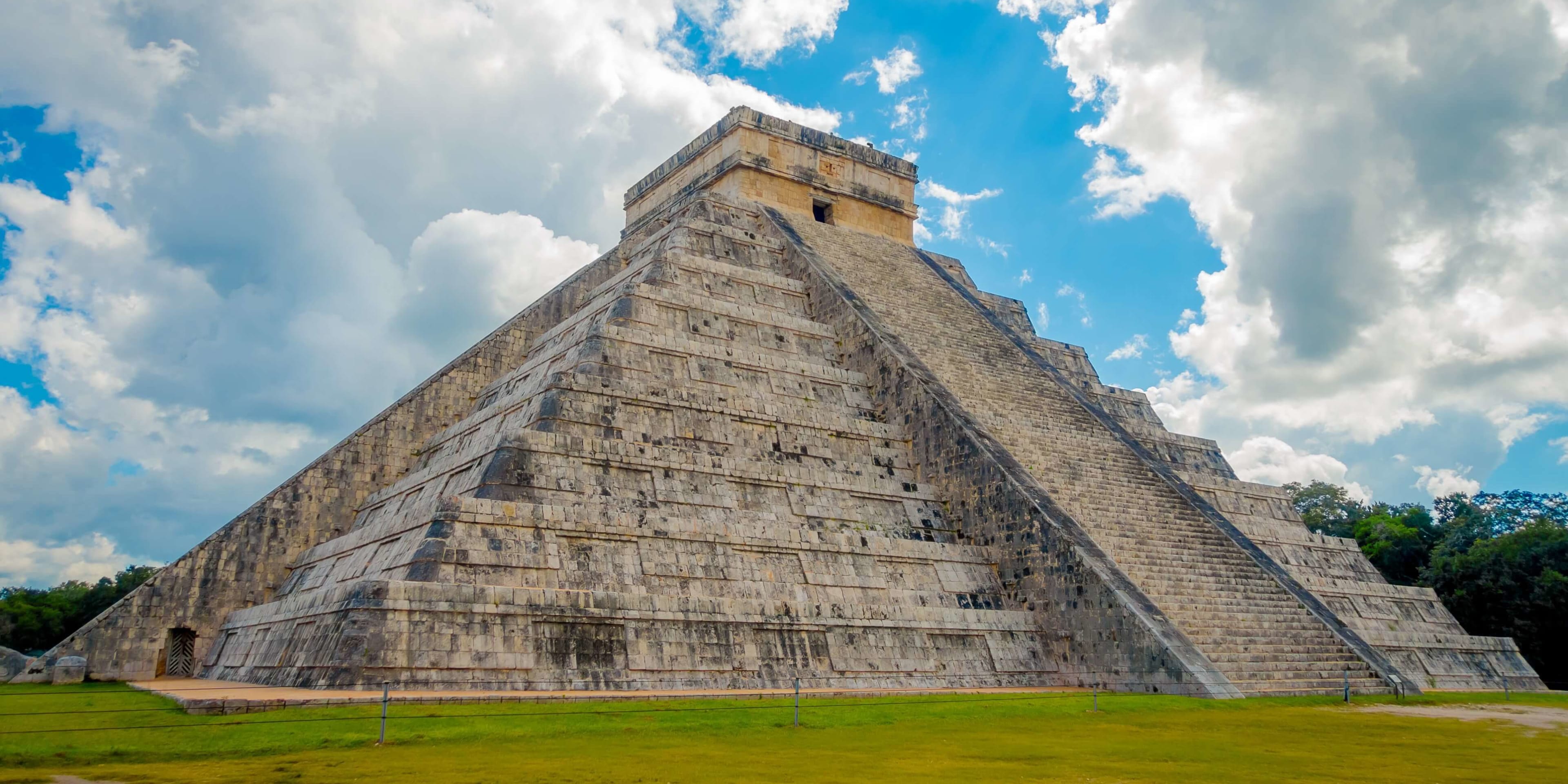 El Castillo Pyramid at Chichen Itza near Cancun