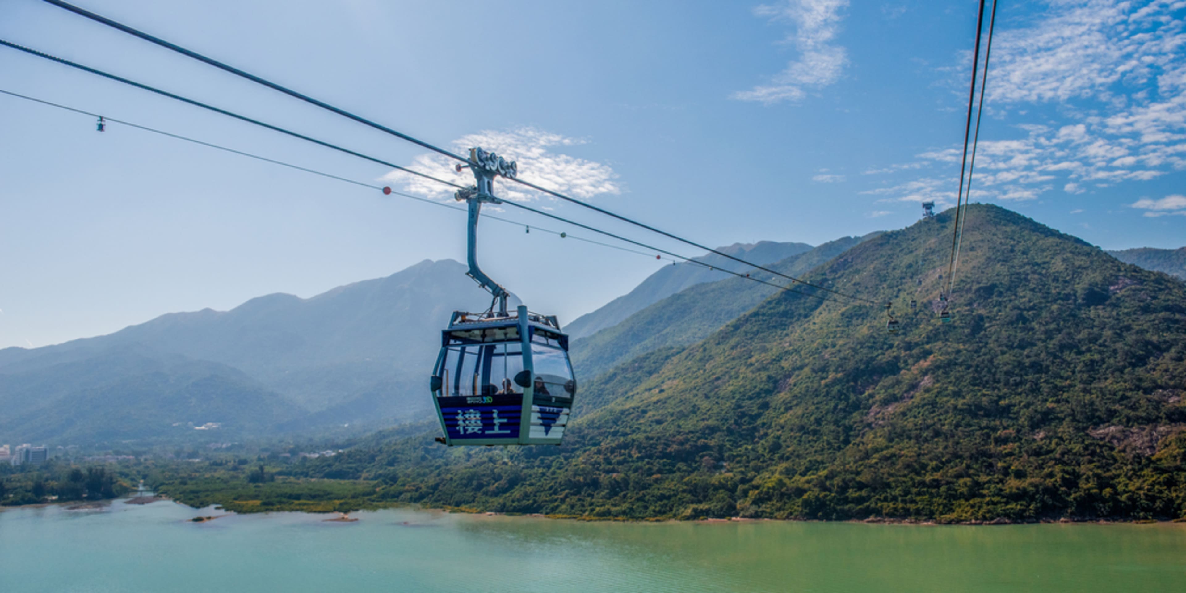 The Hong Kong Ngong Ping 360 cable car