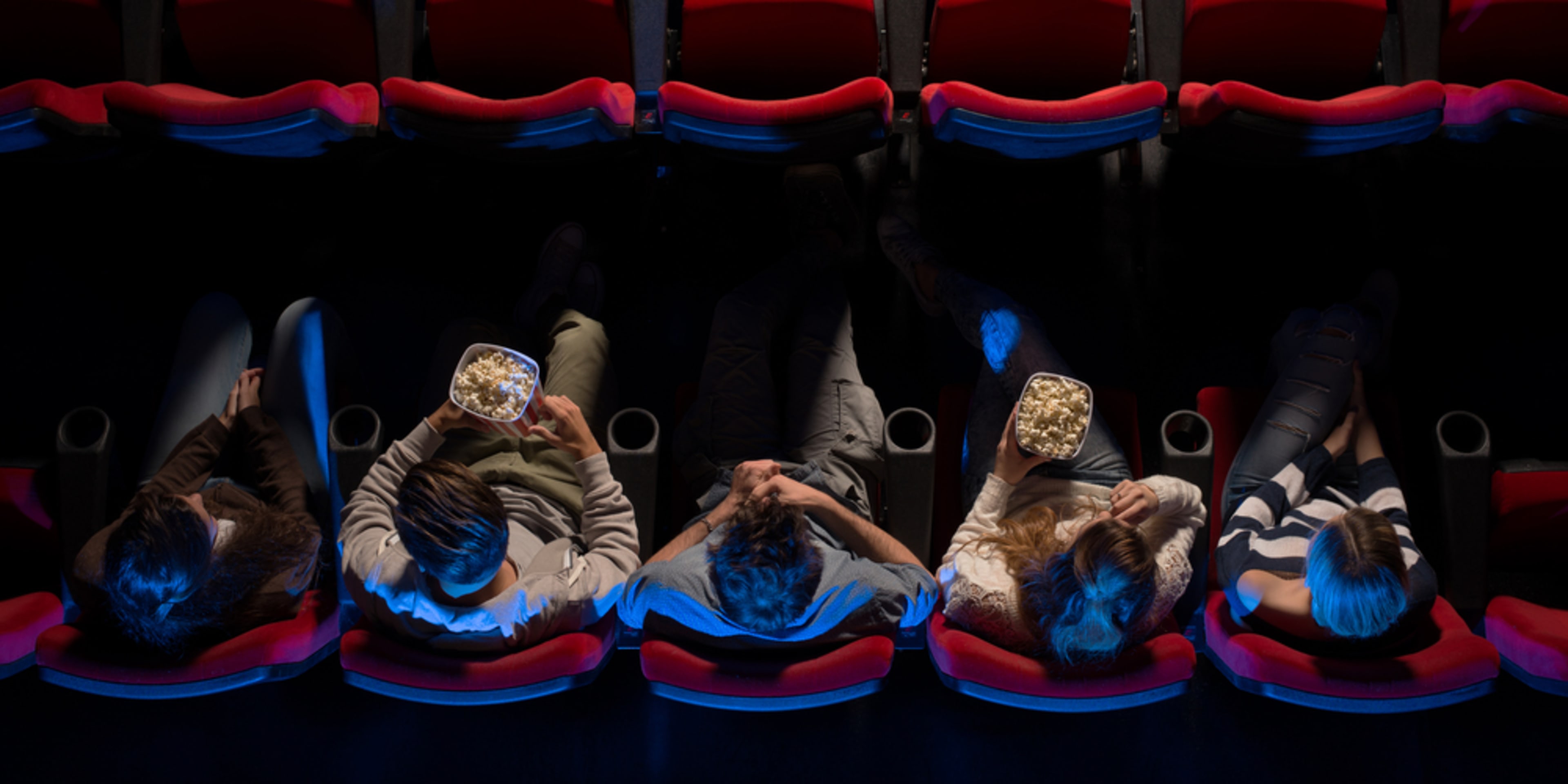 Friends in the cinema