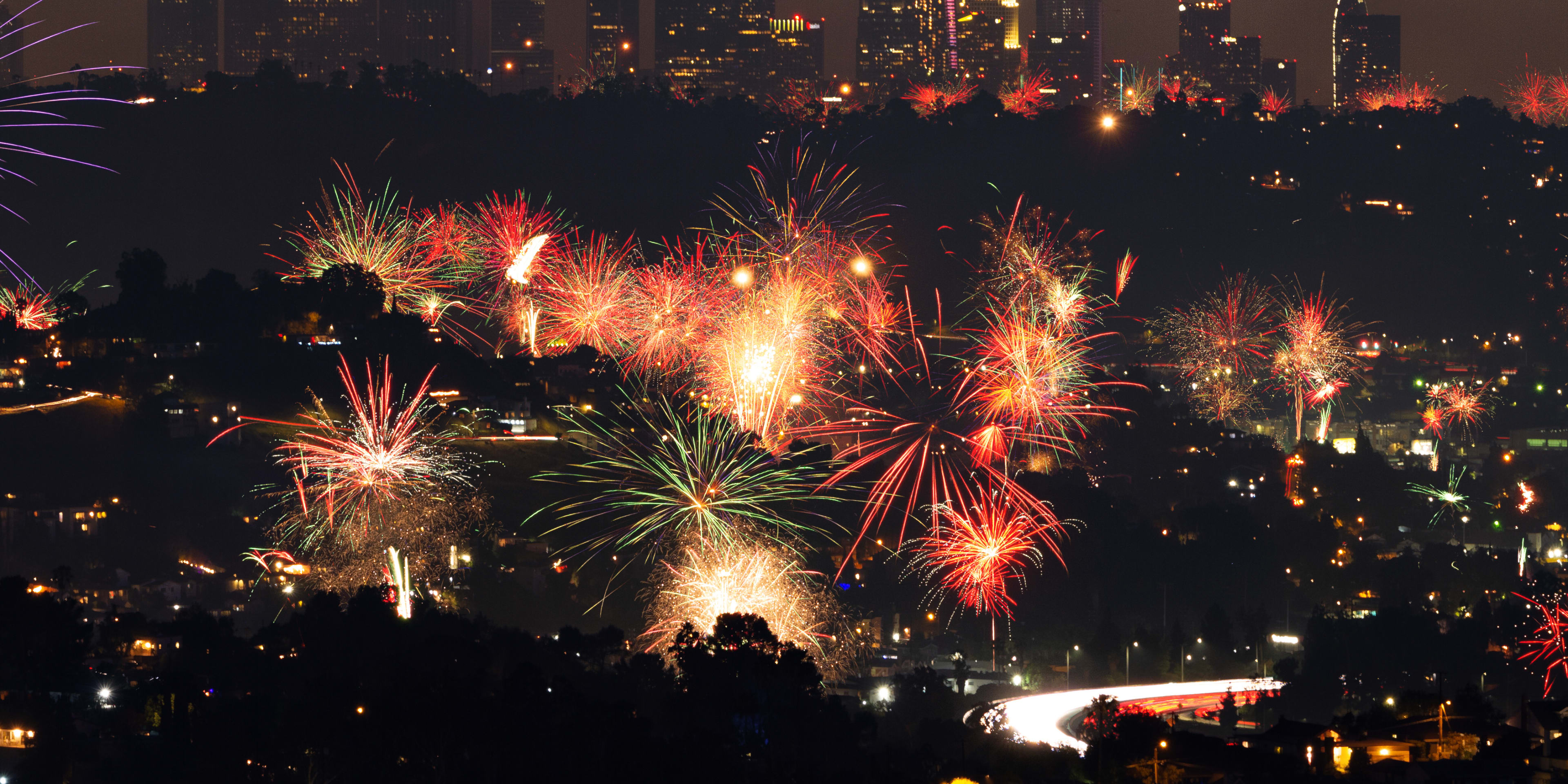 Feuerwerk Los Angeles