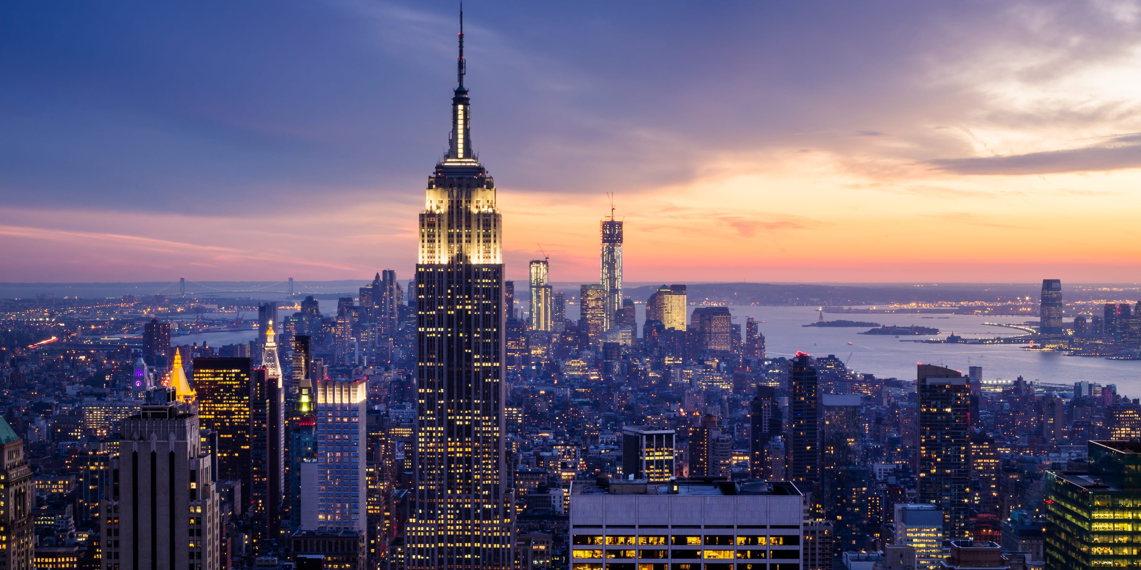 empire state building and the NYC skyline