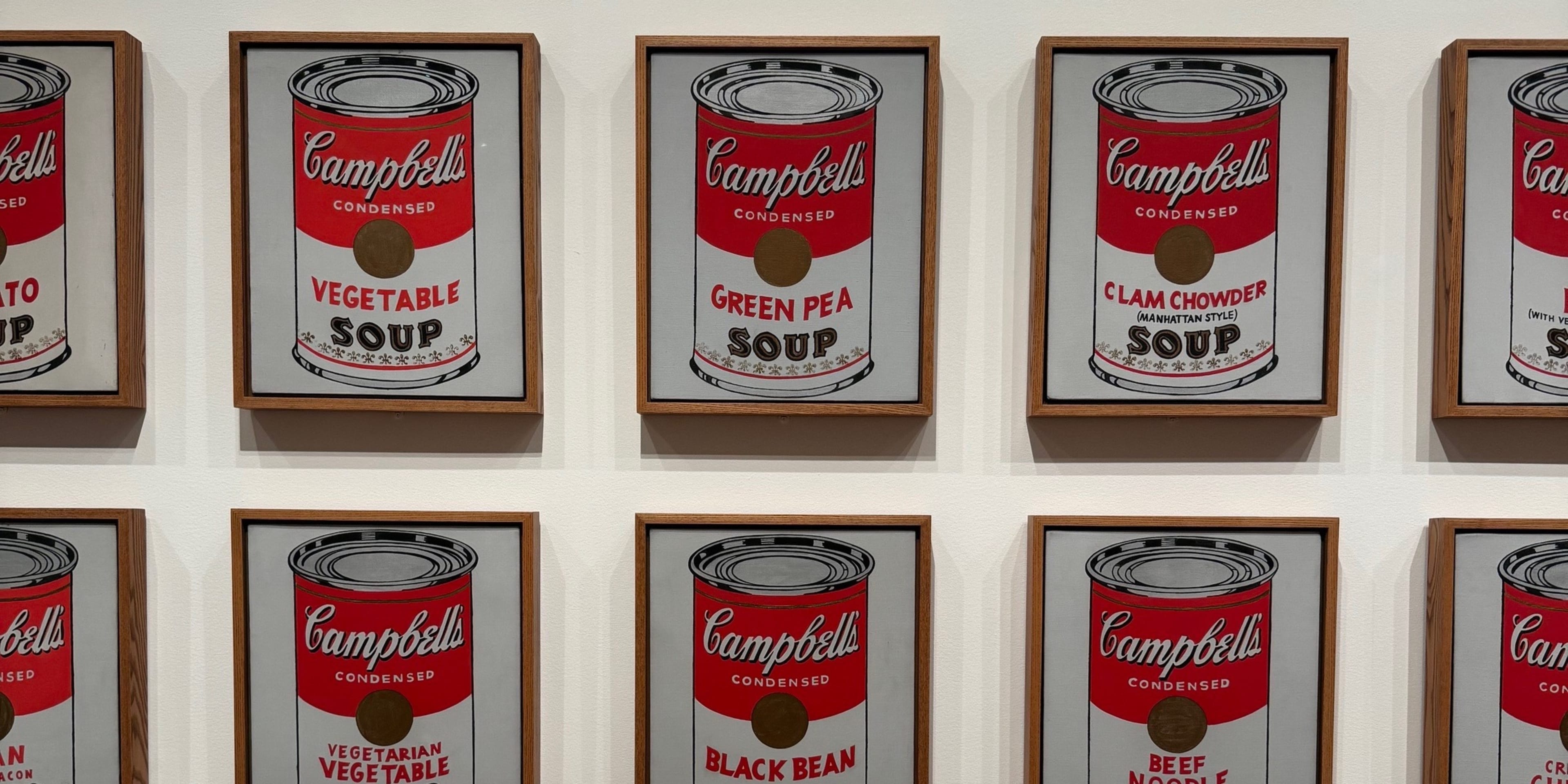 Campbell's Soup Cans di Andy Warhol
