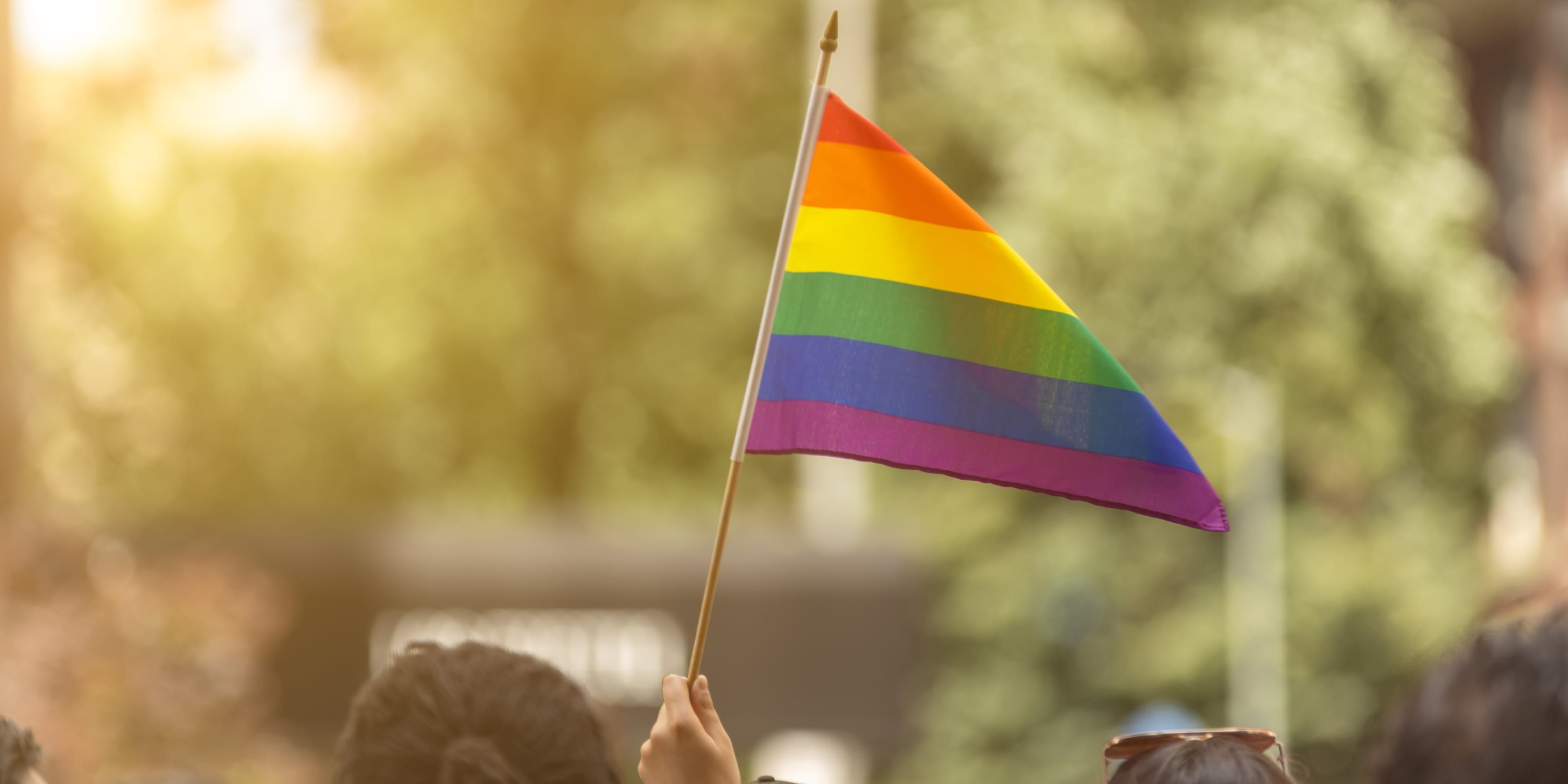 lgbt friends enjoying pride 