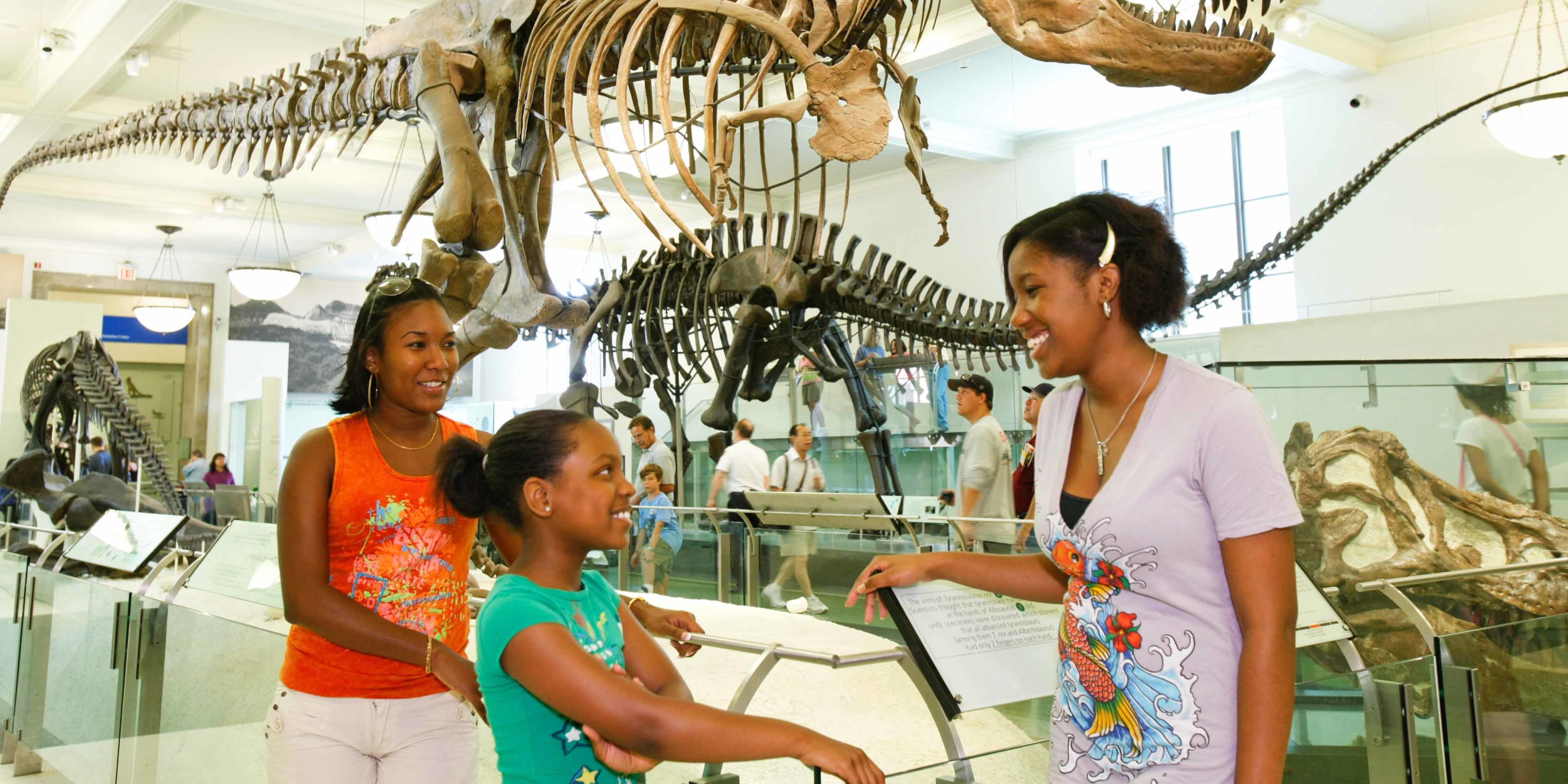 a kid having fun at the museum