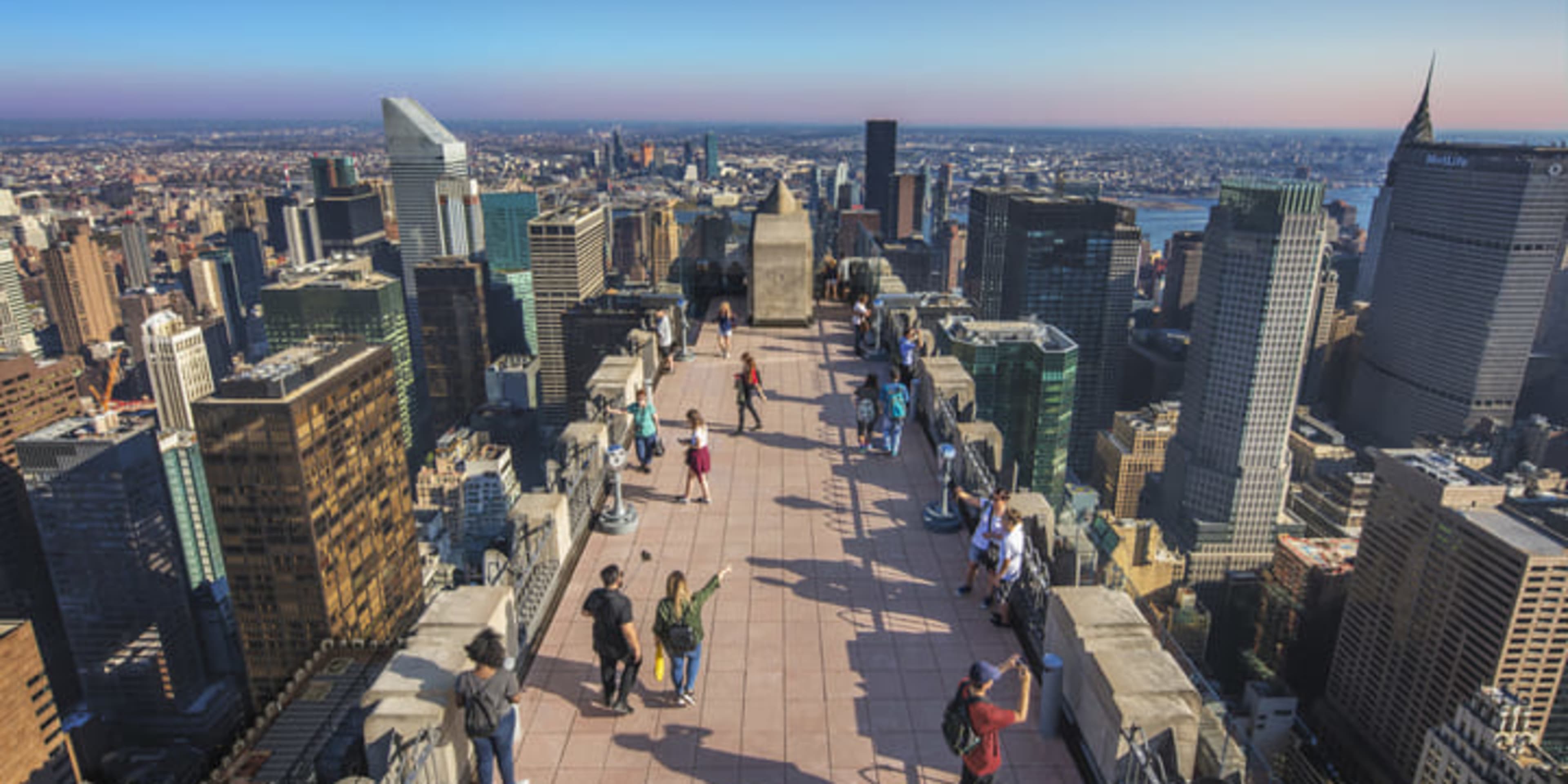 view from top of the rock