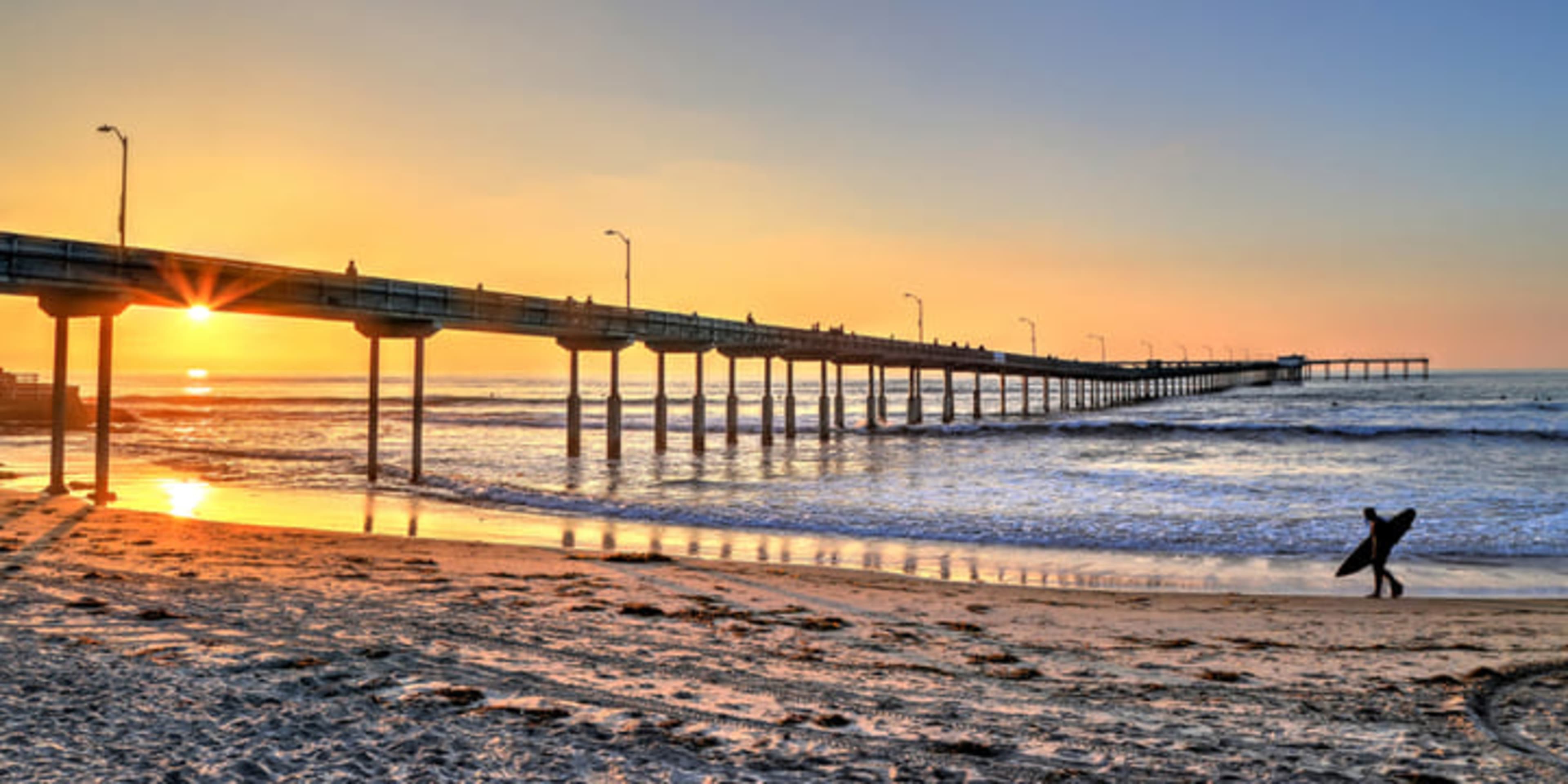 The pier at Ocean Beach, San Diego