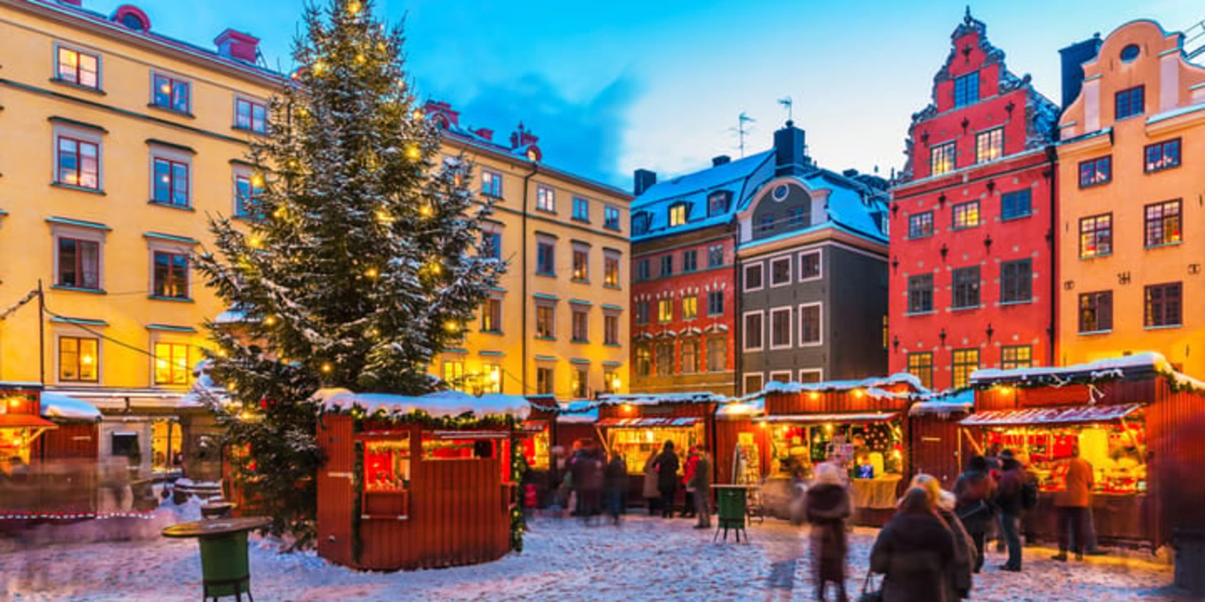Christmas market in Stockholm's old town