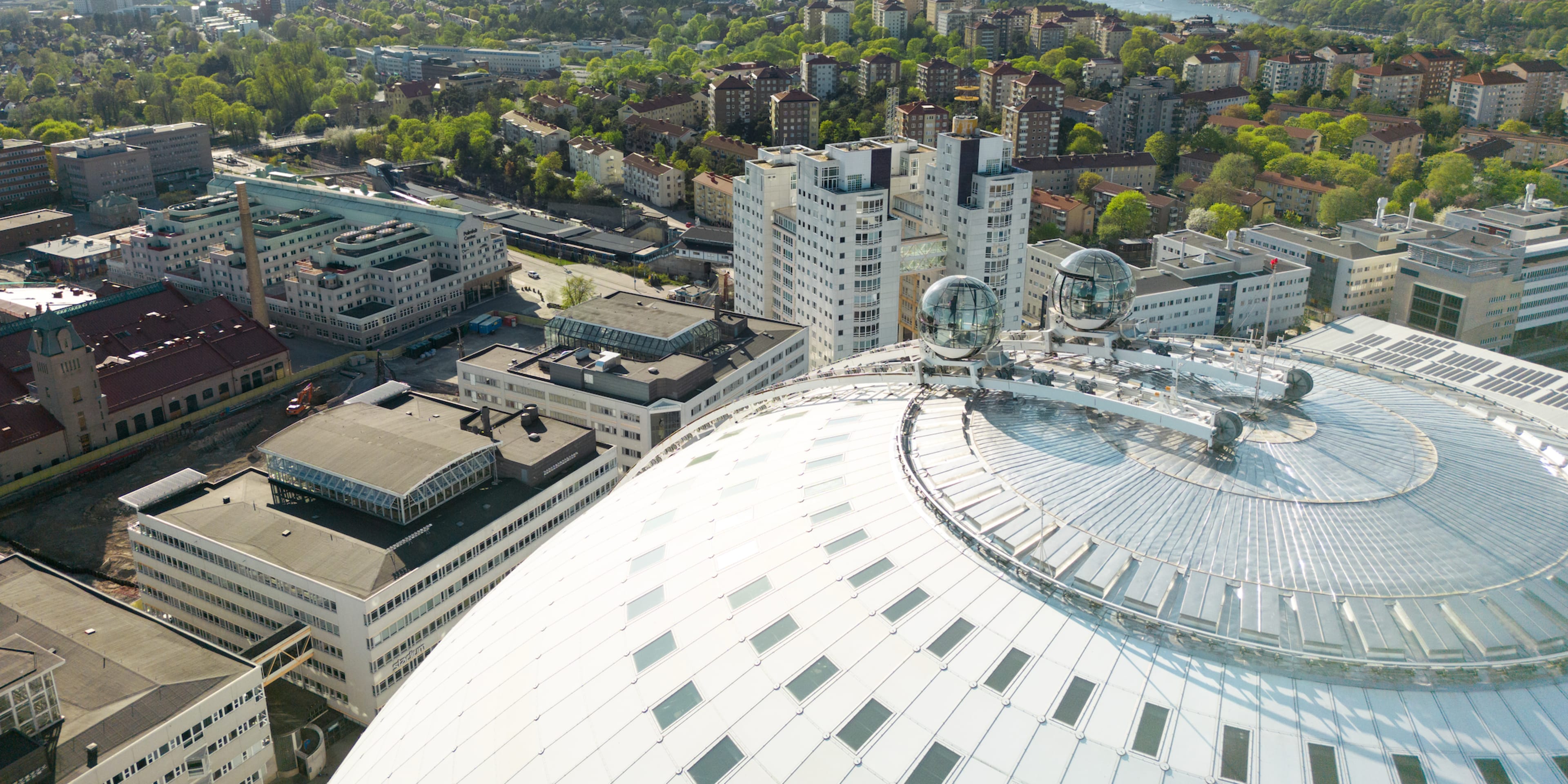 view from the skyview dome