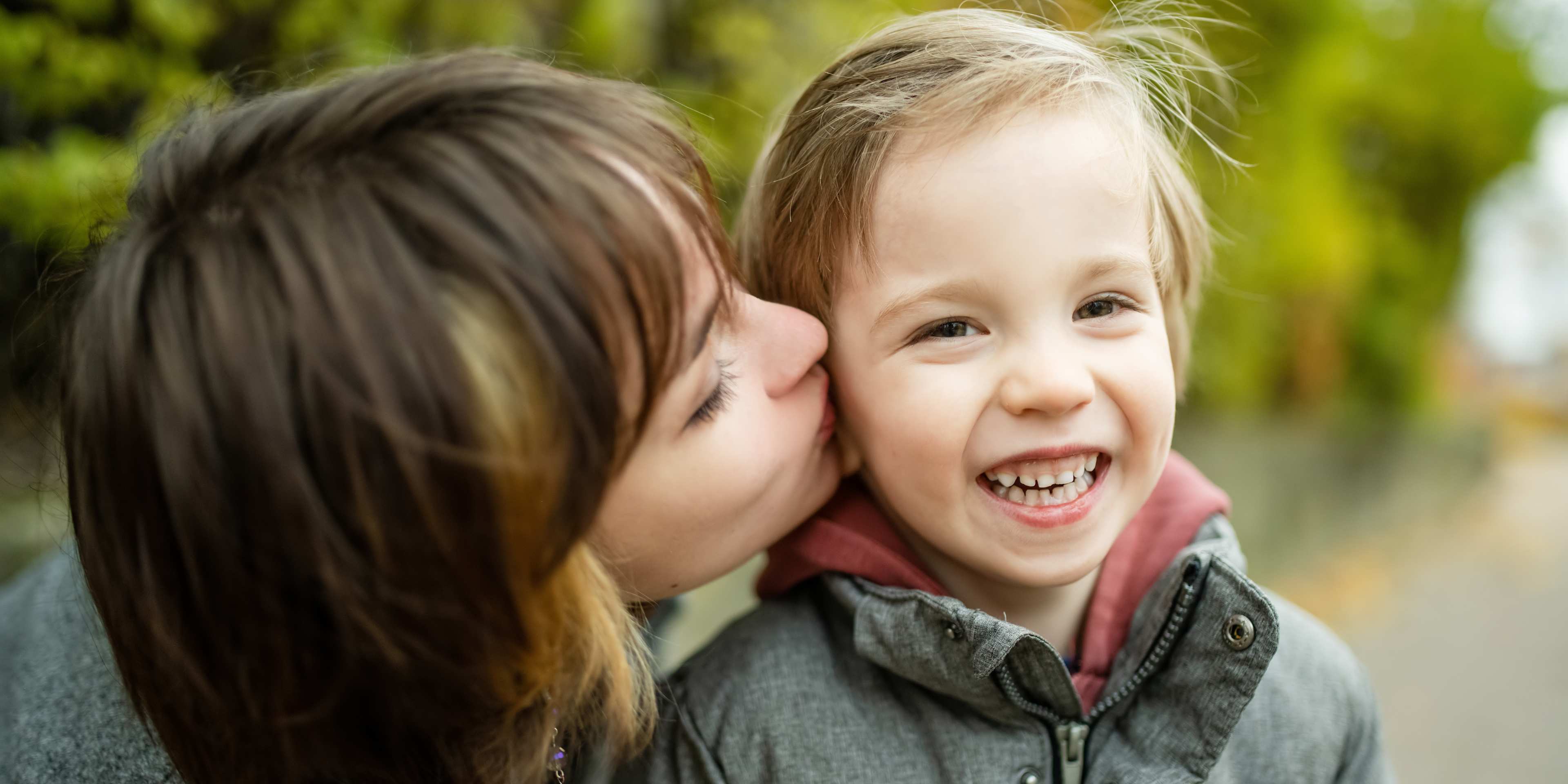 toddler and mother