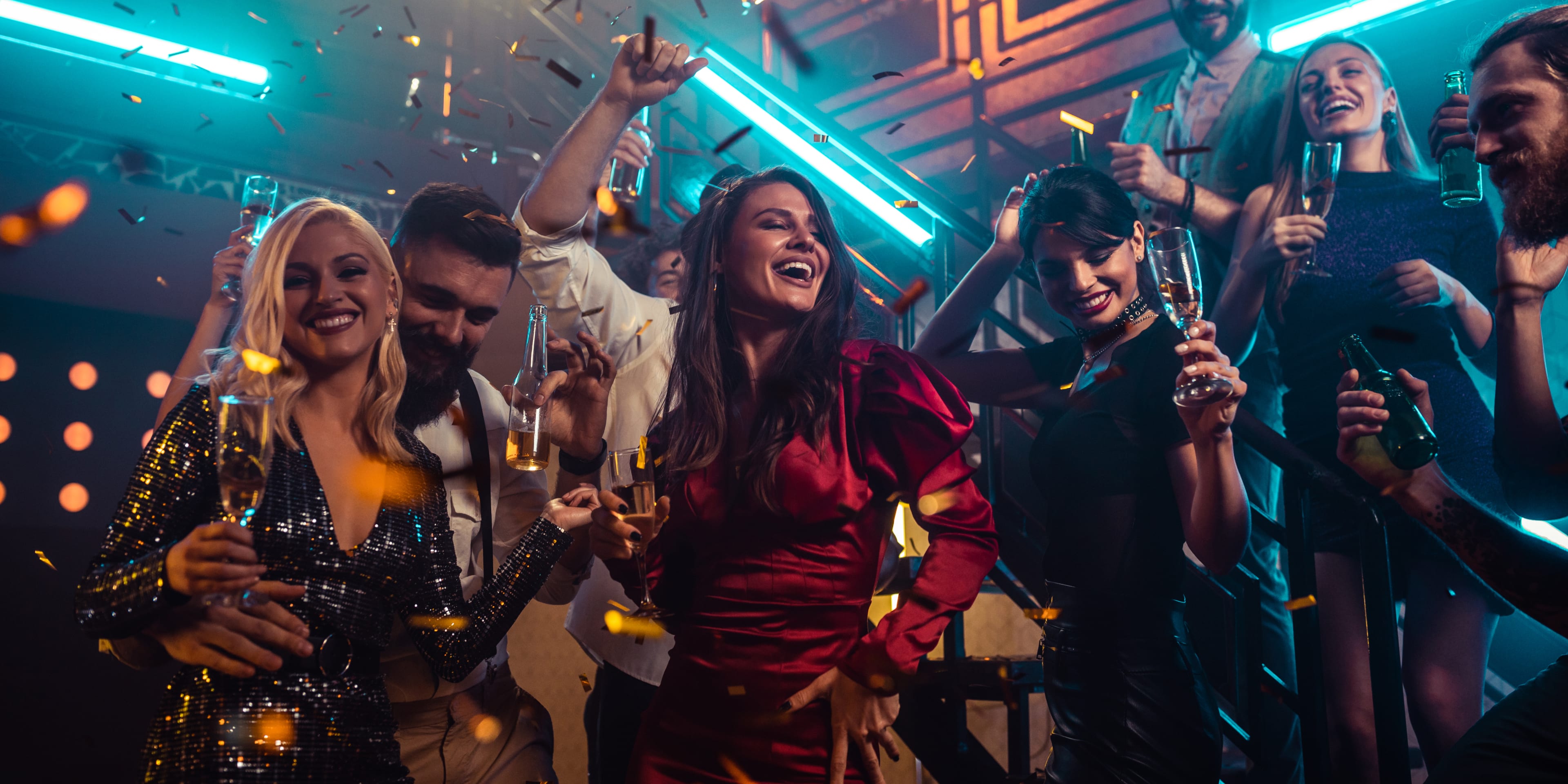 Partying in Las Vegas 