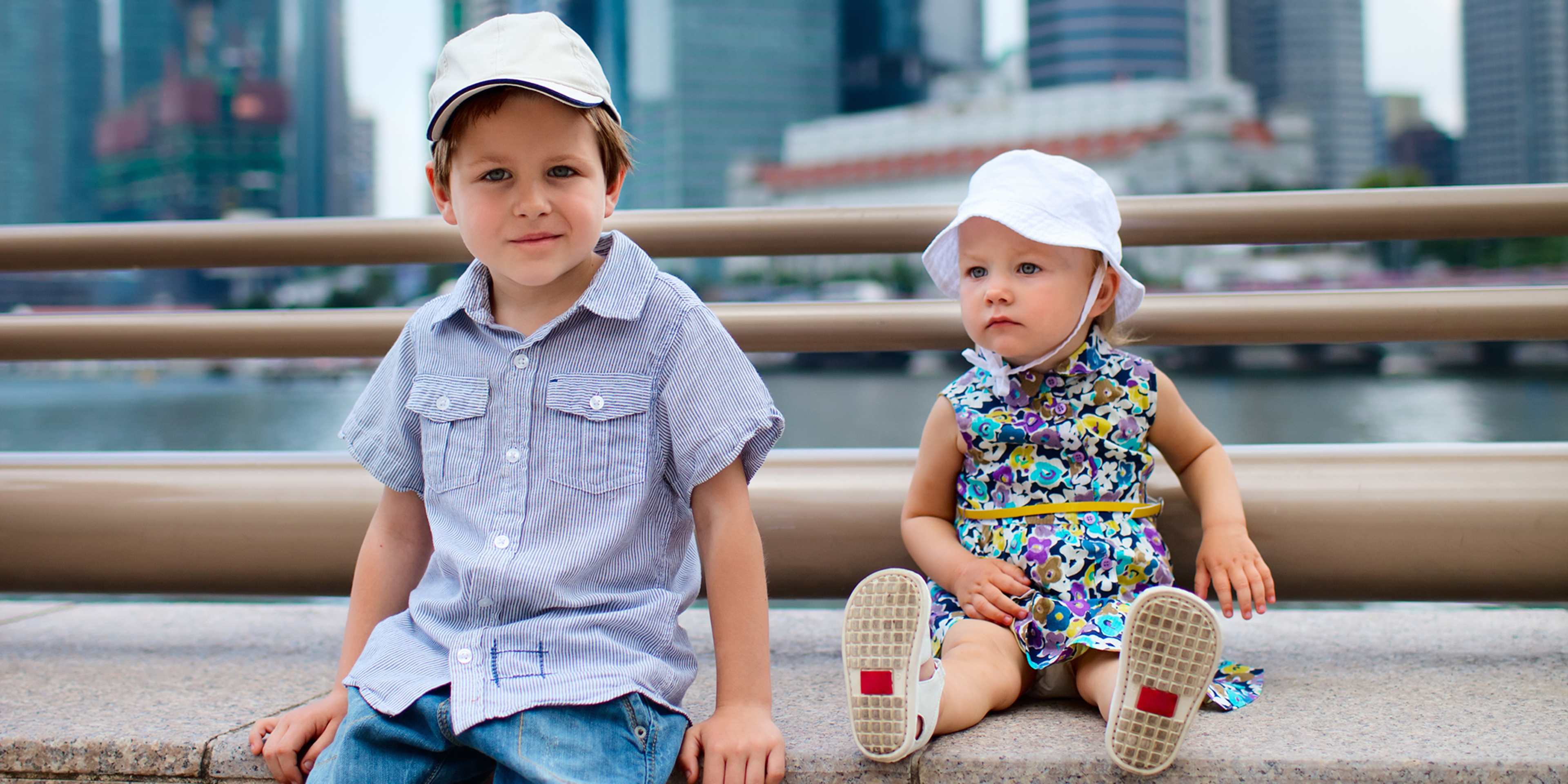 Pre-Schooler and Baby in Singapore