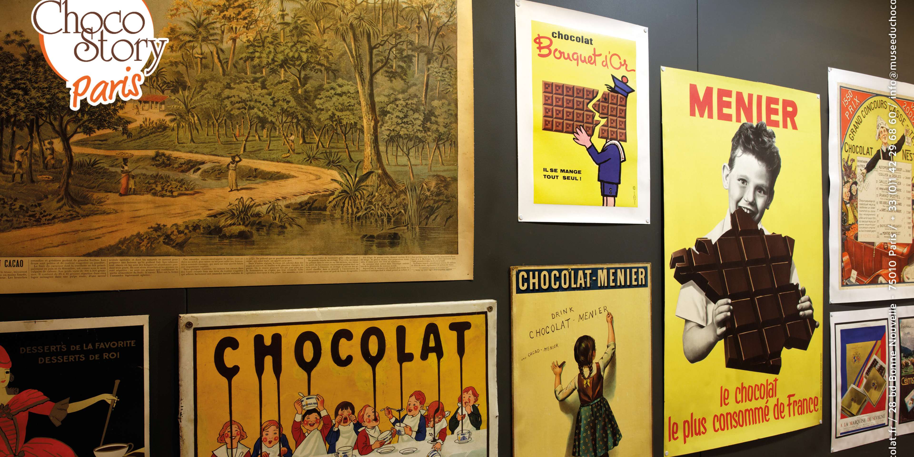 Exhibit at the Gourmet Chocolate Museum