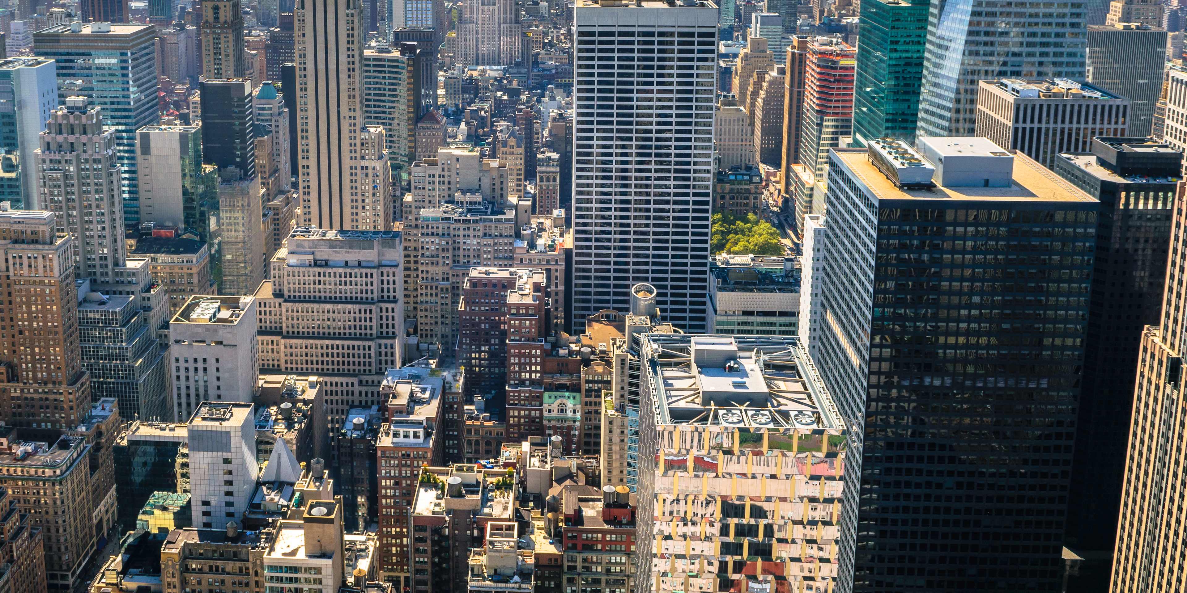 view of midtown from top of the rock