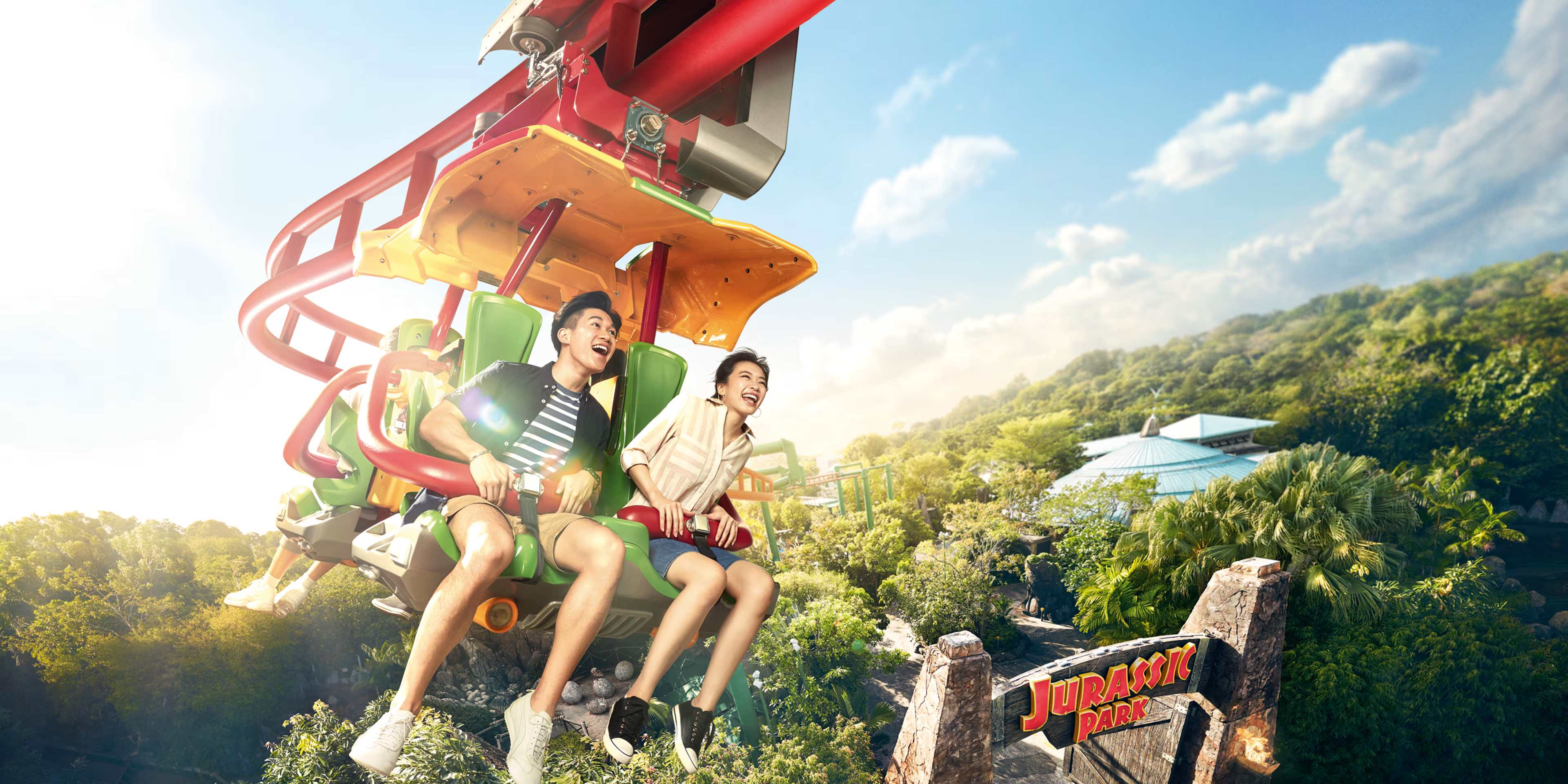 Jurassic Park Ride at Universal Studios