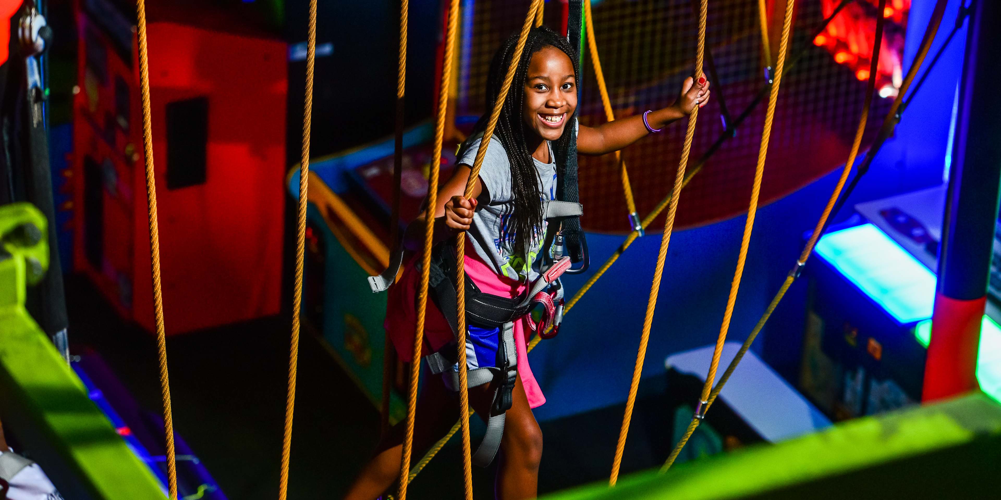 girl having fun in wonderworks