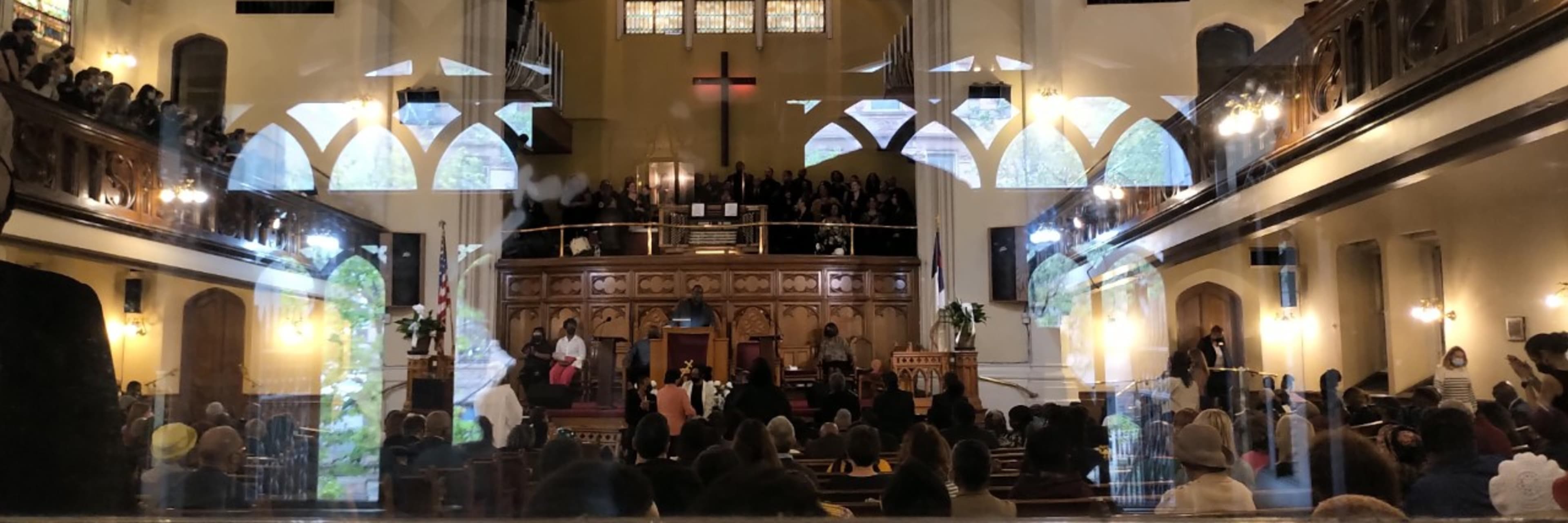 Inside of a church