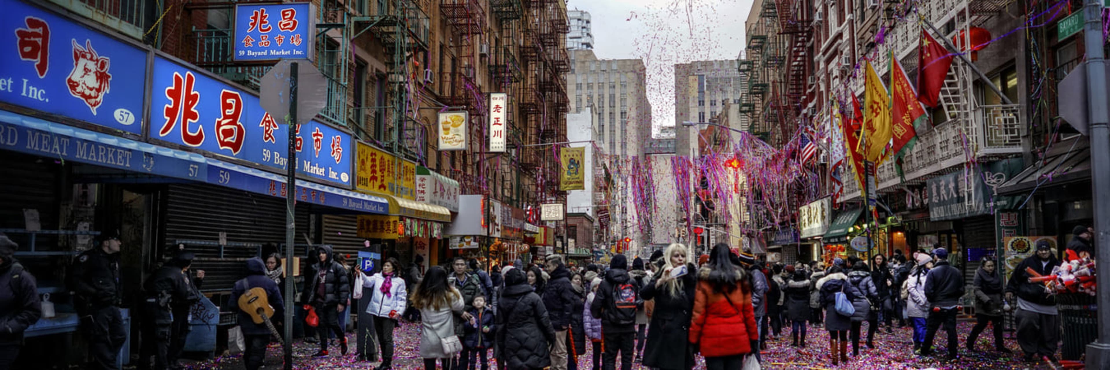 Chinatown in Manhattan.