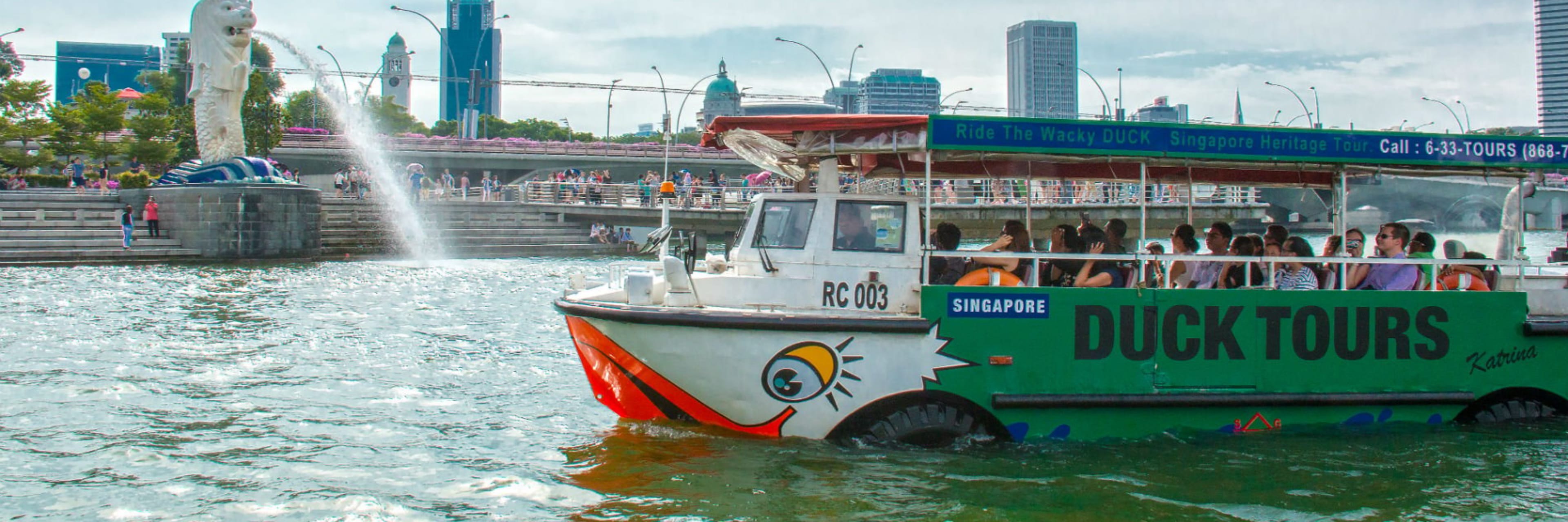 新加坡鸭子船（英语导览游）| Go City®通票