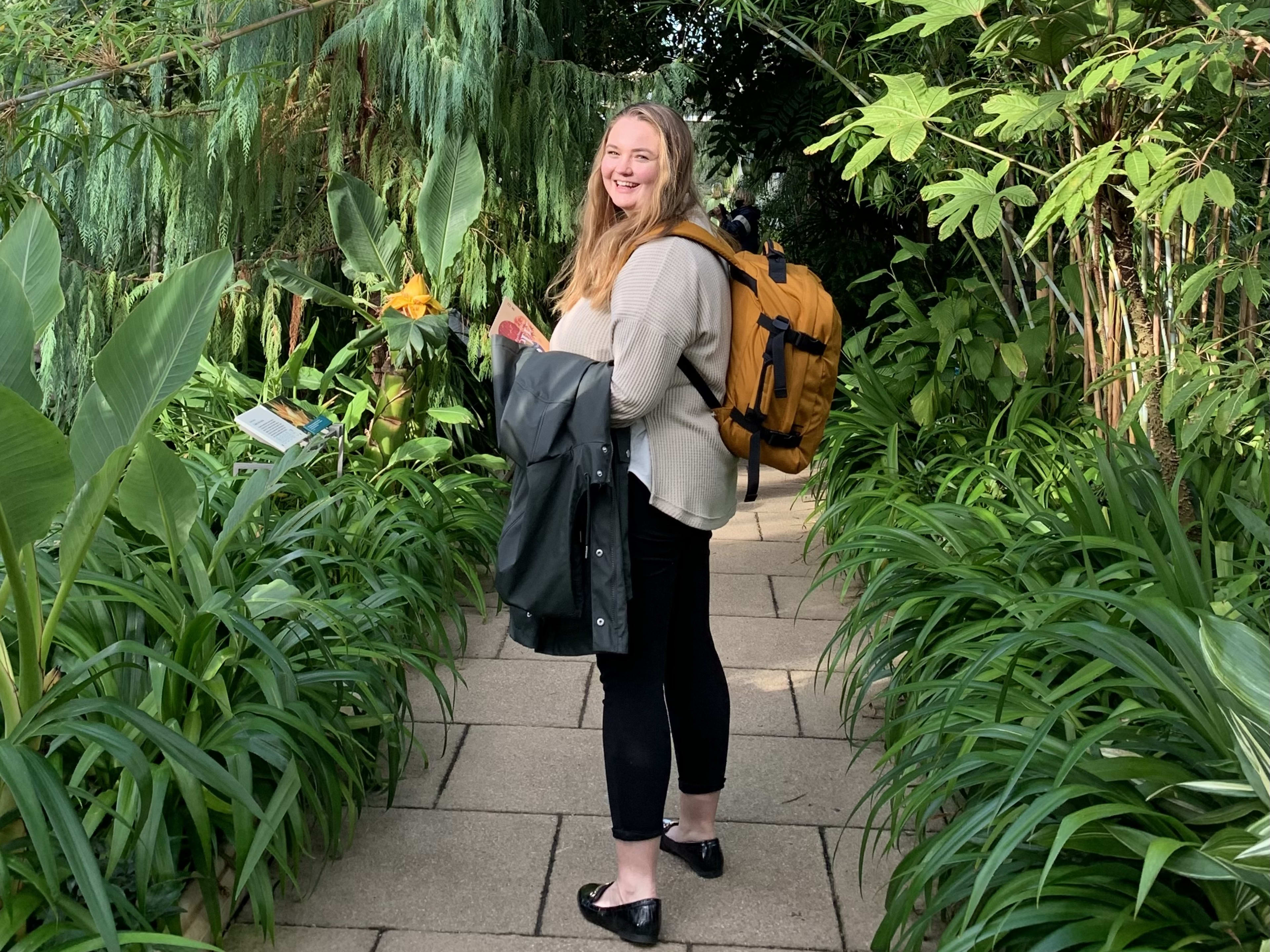 Alice at Kew Gardens