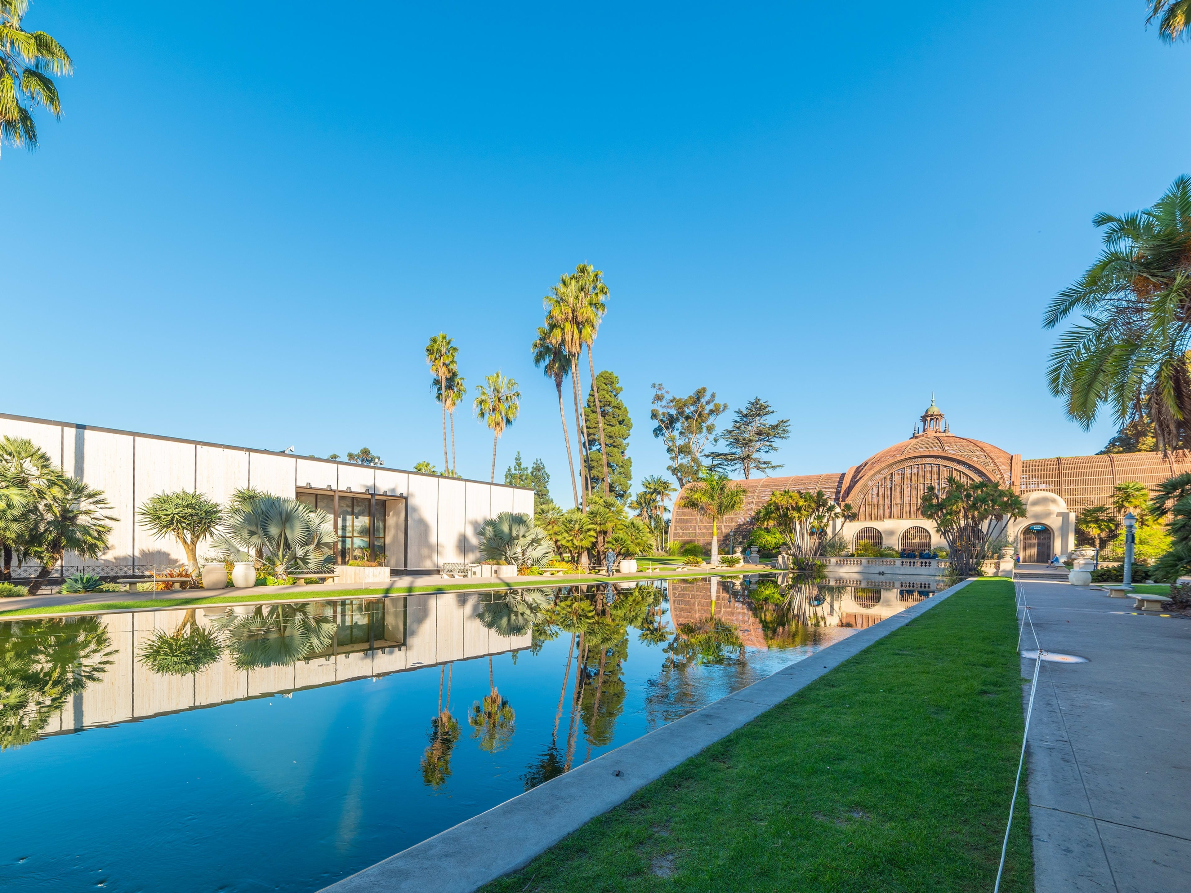 Botanical garden in Balboa Park, San Diego