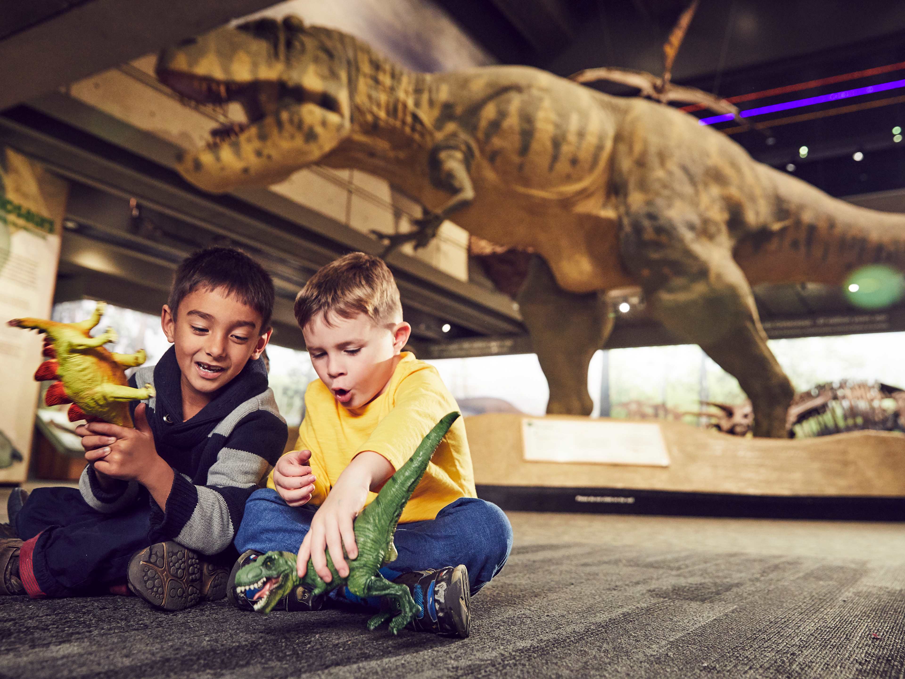 Children Playing at Boston's Museum of Science