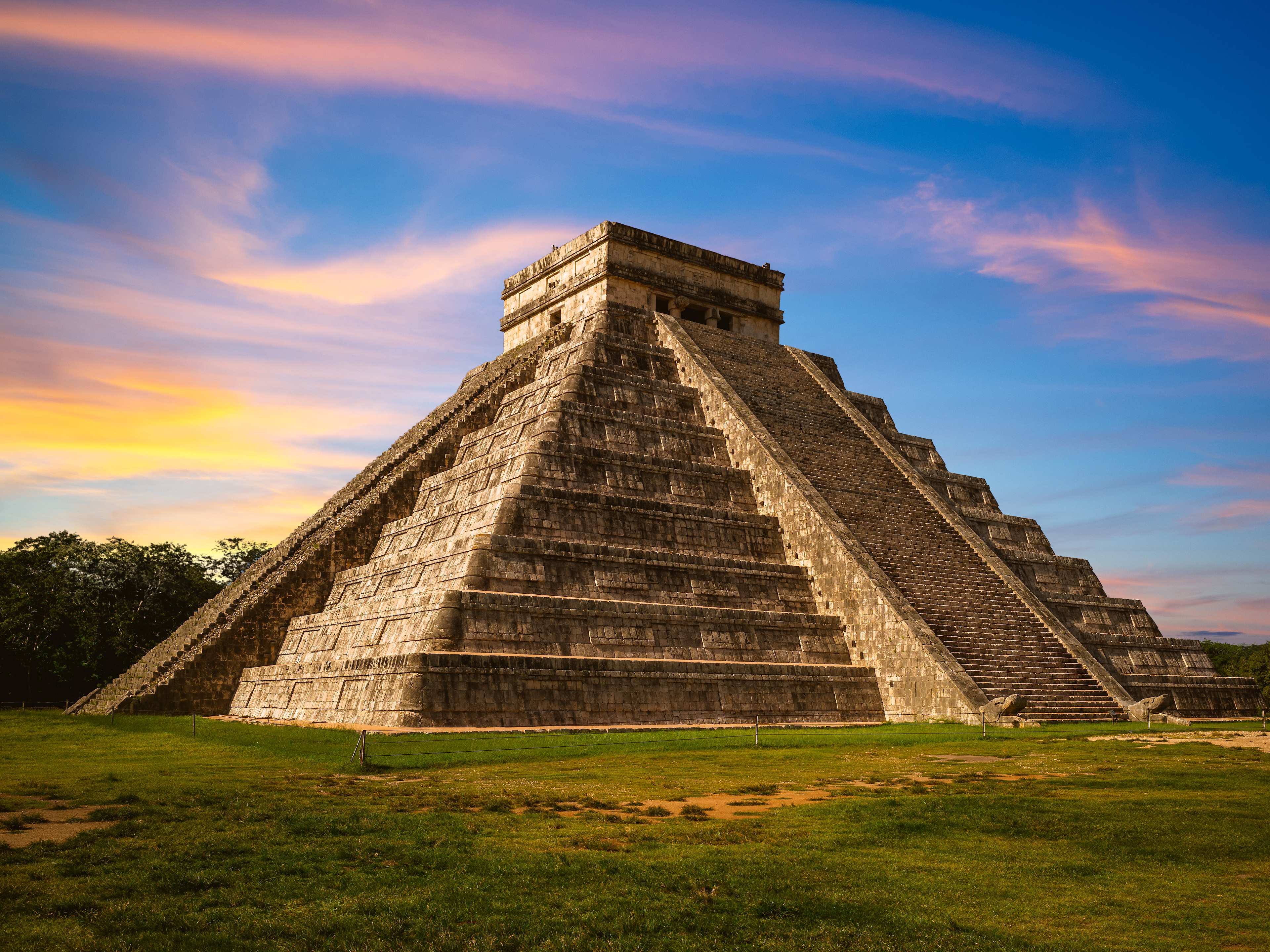 Chichen Itza at Sunset
