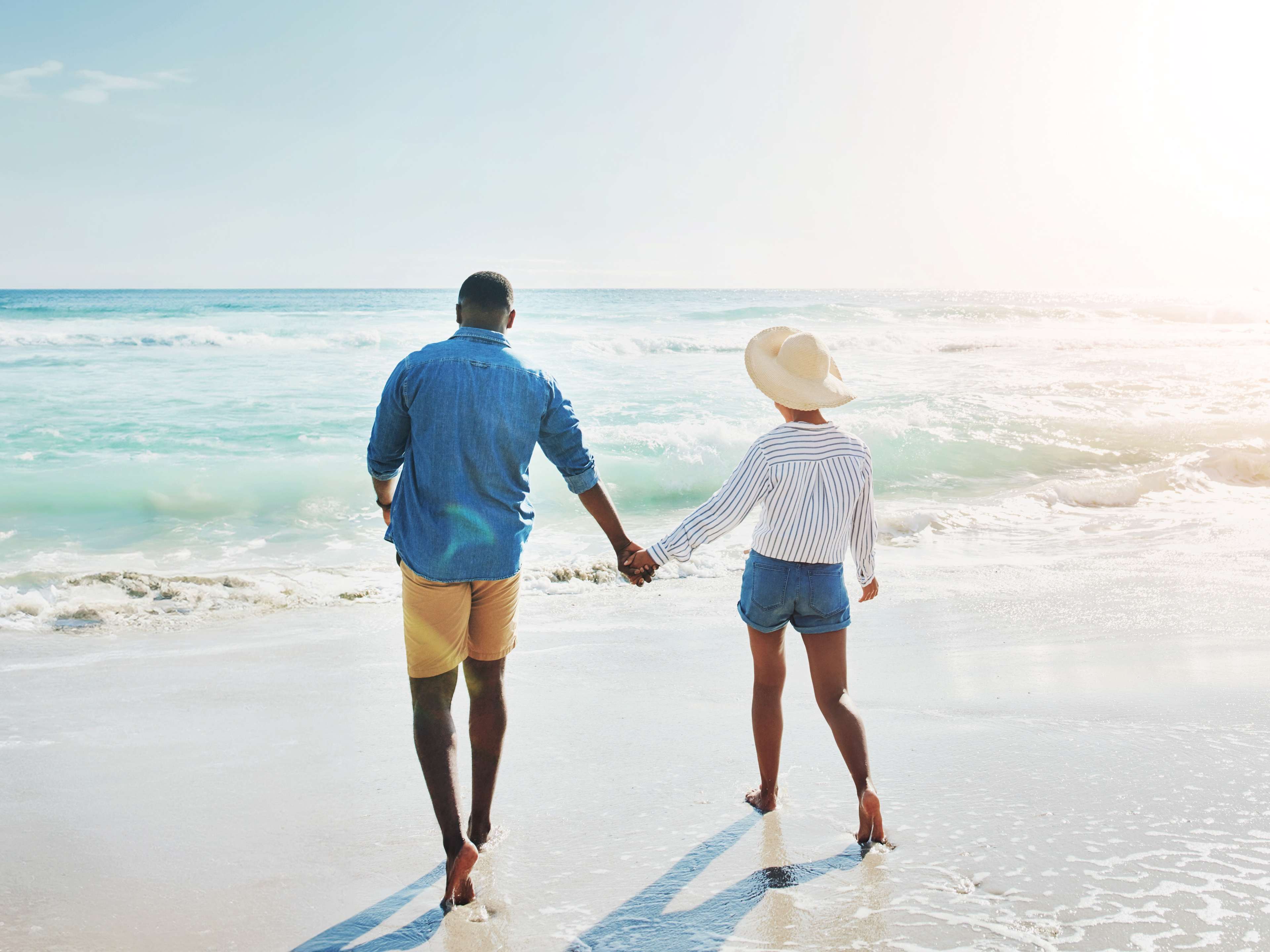 Couple on the Beach in Cancun
