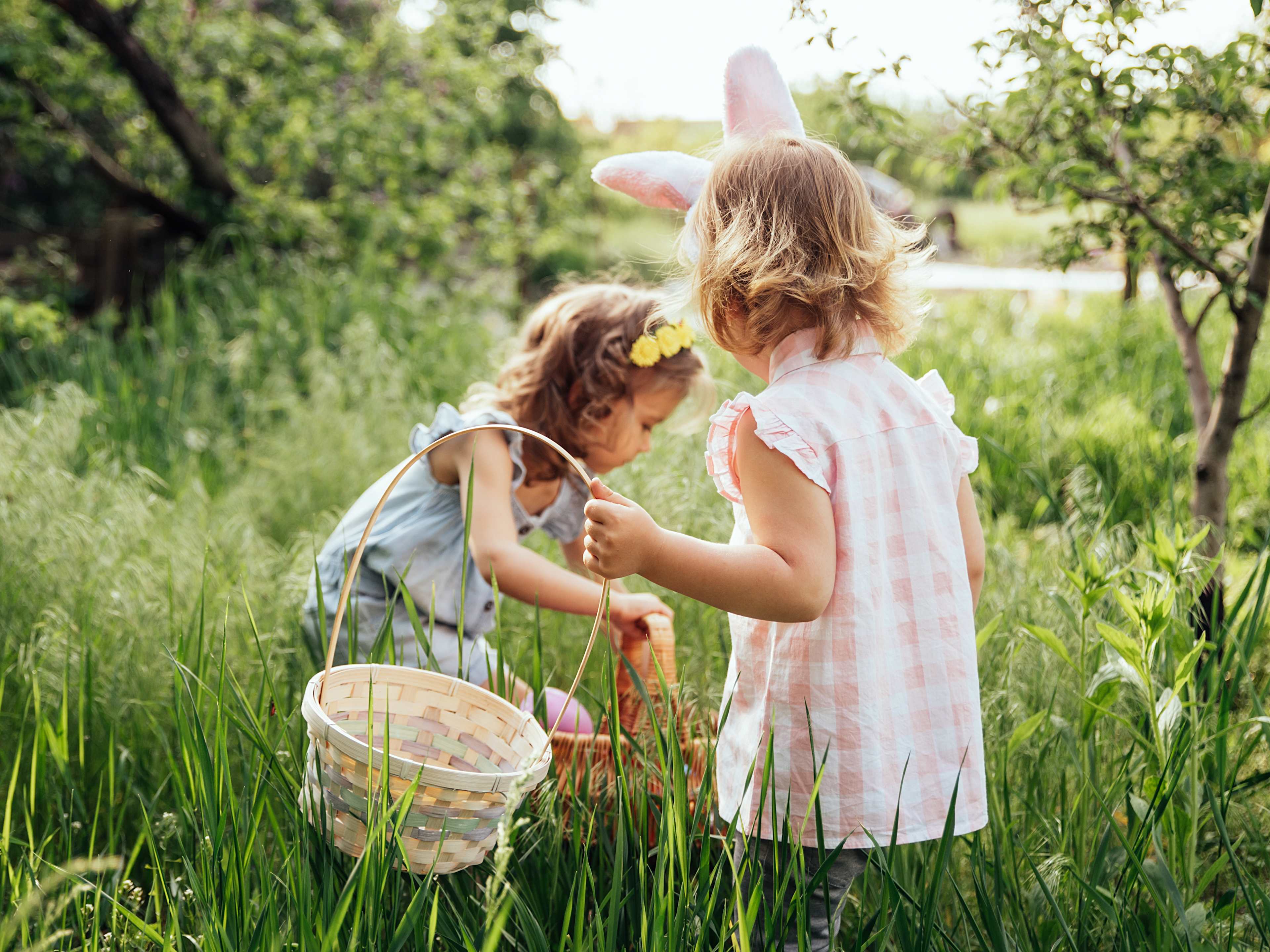 Children on an Easter Egg Hunt