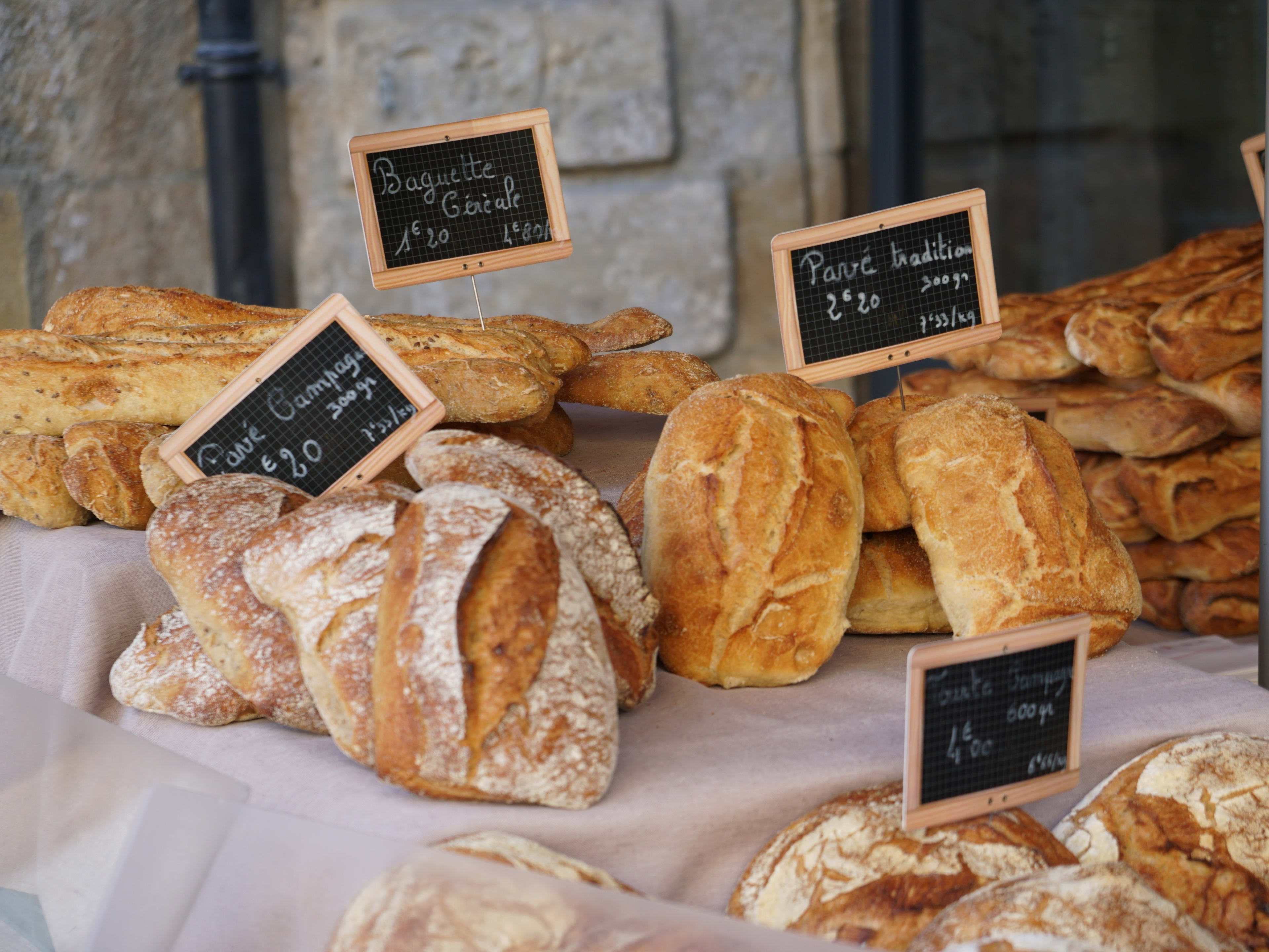Breads at a Food Market