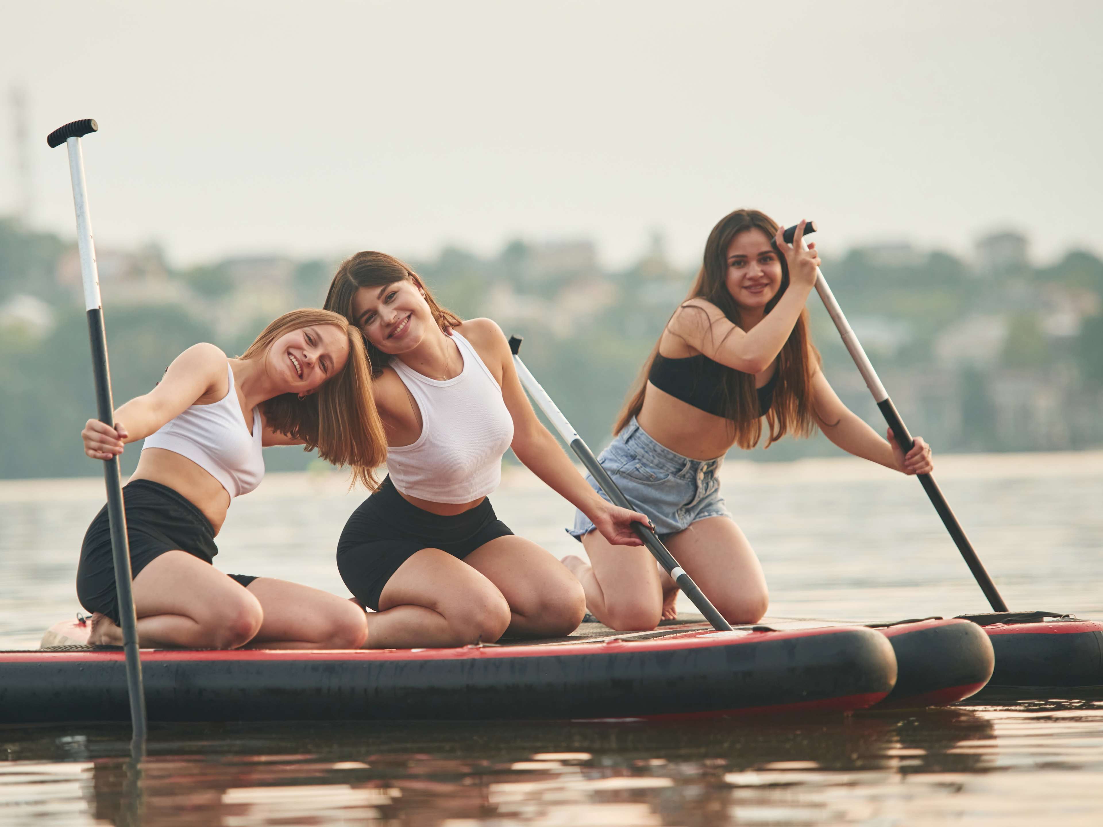 friends enjoying a boat ride